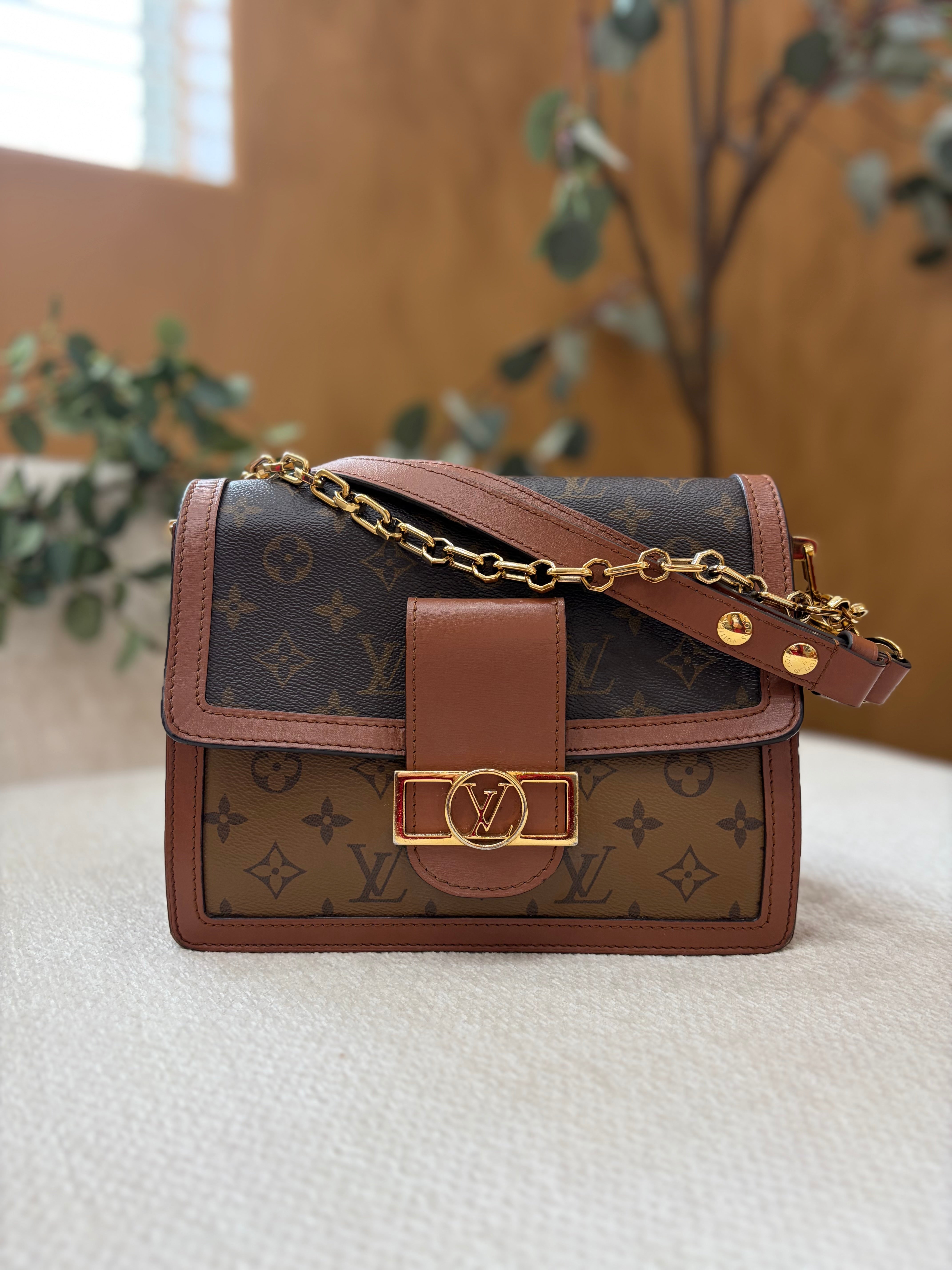 Louis Vuitton Monogram Reverse Dauphine MM