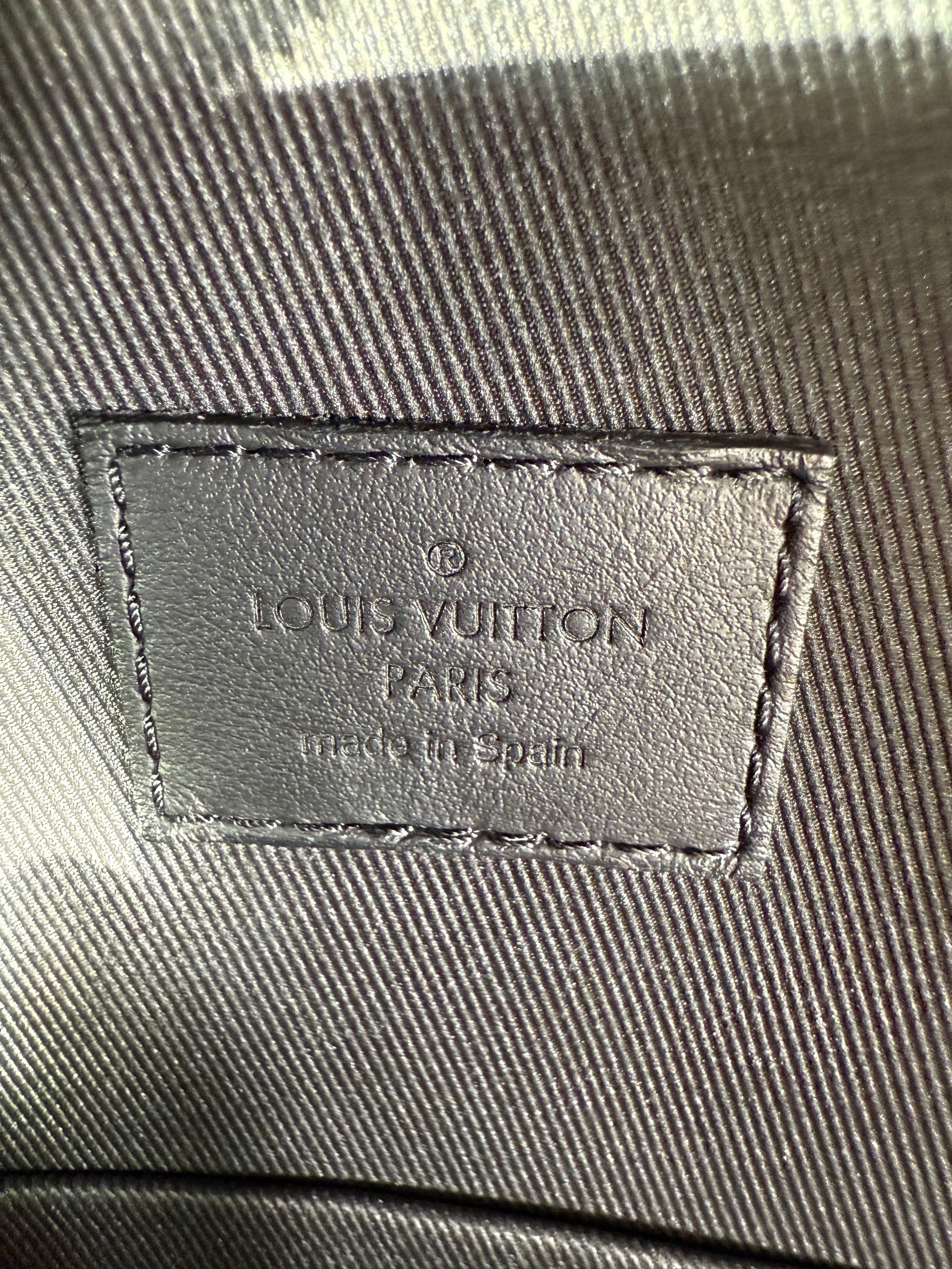 Louis Vuitton Black Leather Takeoff Backpack