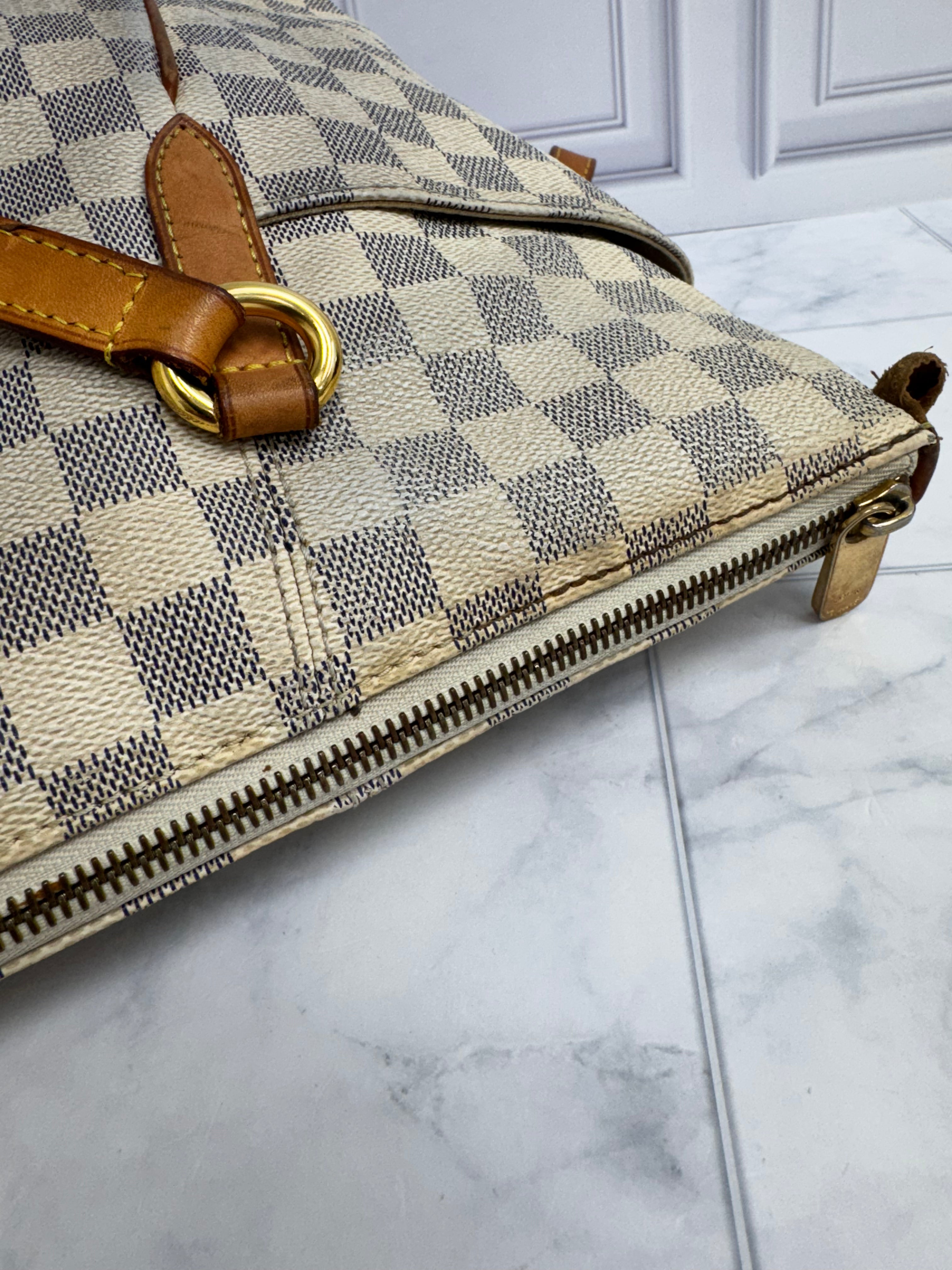 Louis Vuitton Damier Azur Totally Shoulder Bag MM