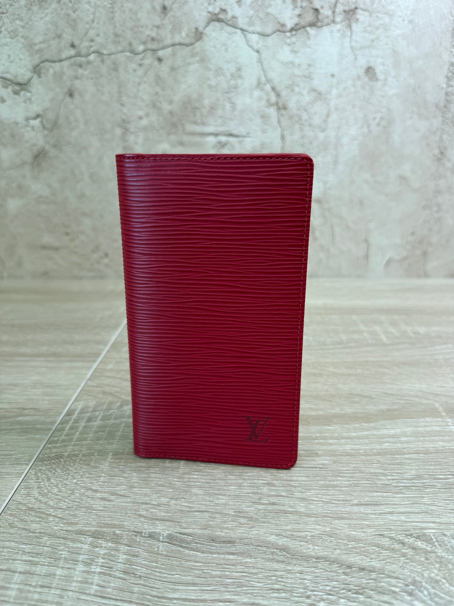 Louis Vuitton Red Epi Long Wallet