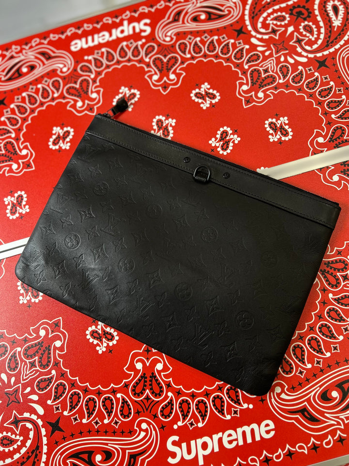 Louis Vuitton Monogram Shadow Leather Discovery Pochette GM