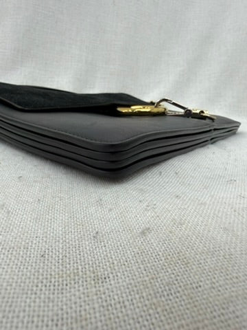 Chloe Black Leather & Suede Faye Crossbody Bag