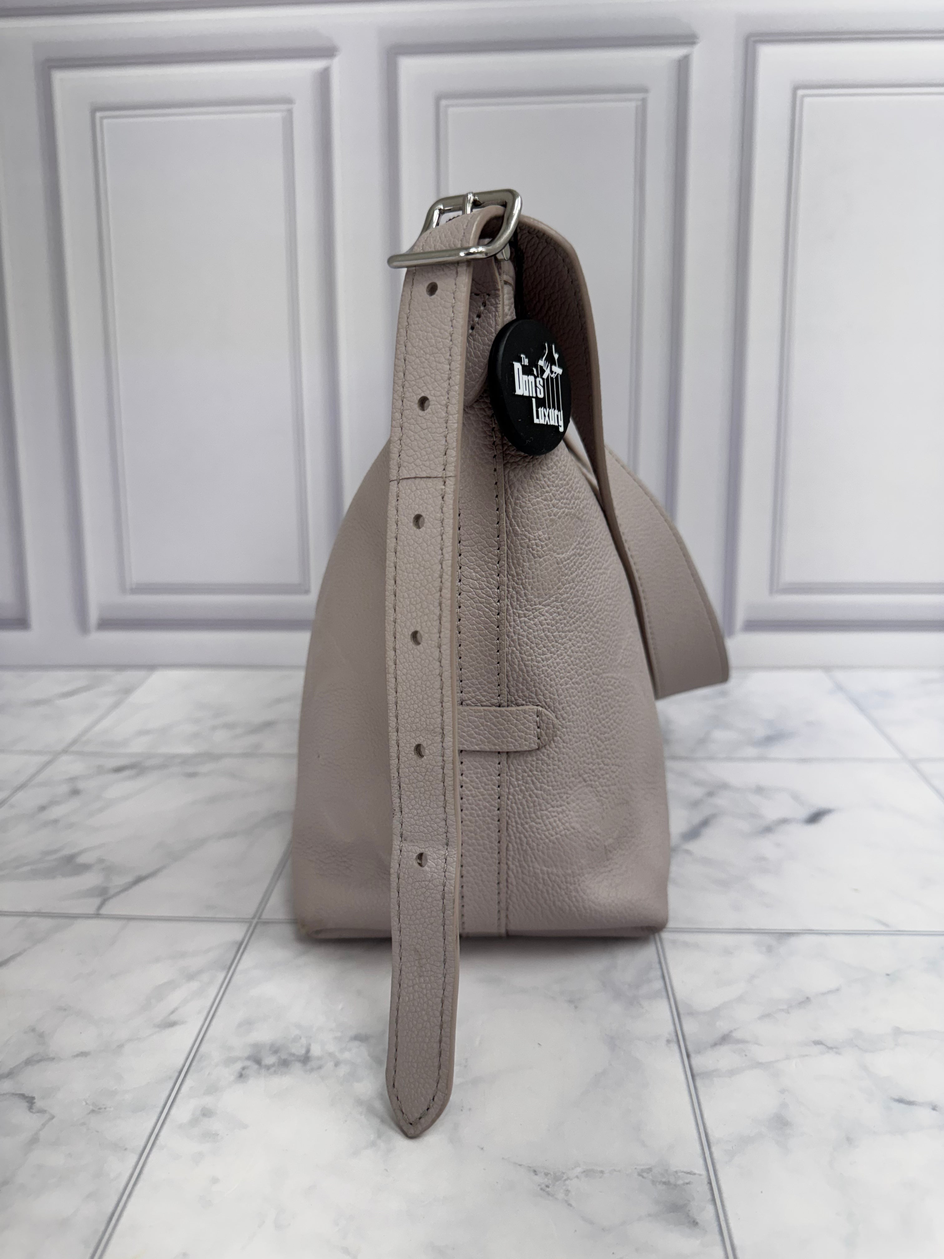 Louis Vuitton Light Grey Monogram Empreinte Carry All PM