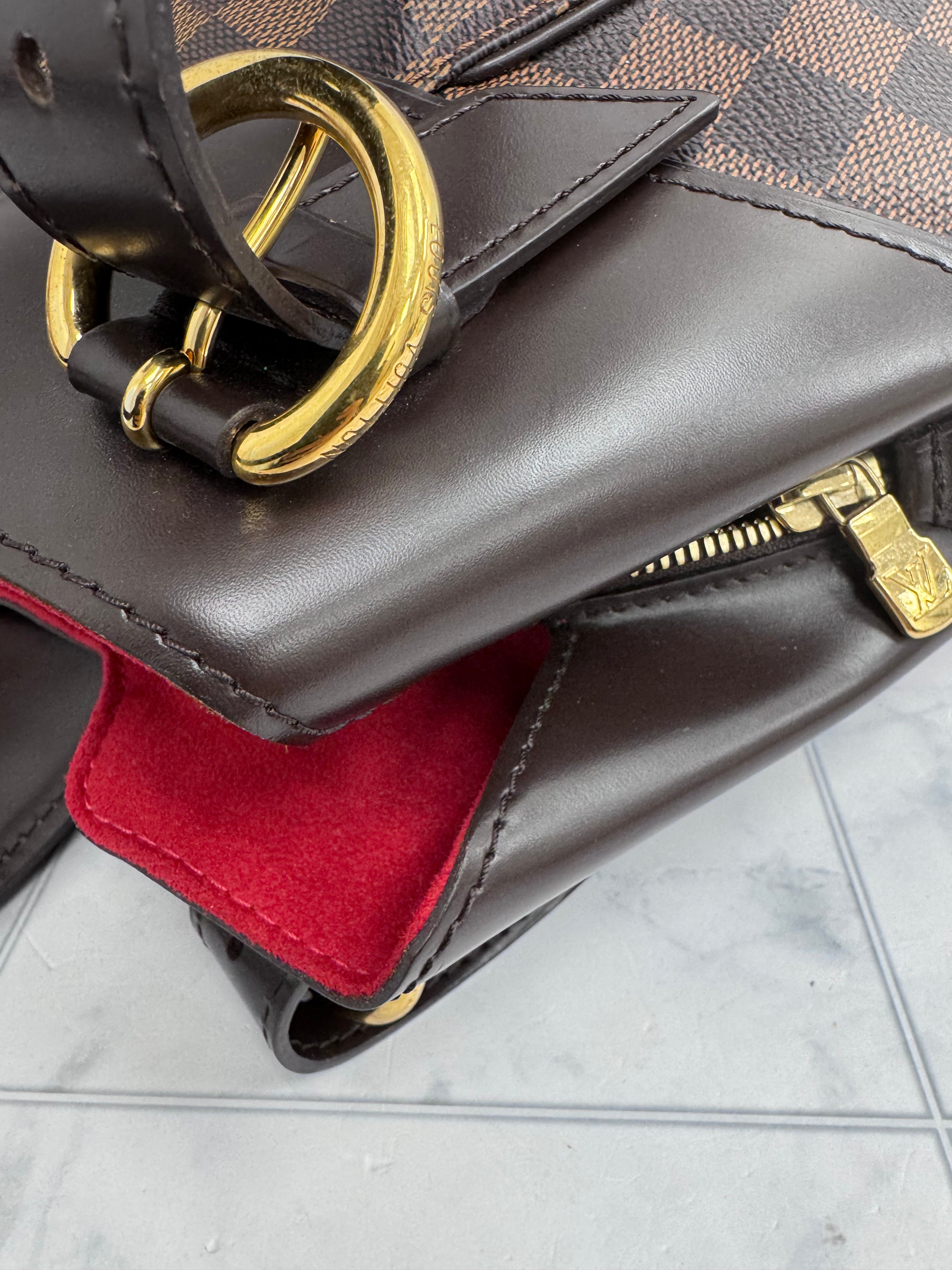LIKE NEW - Louis Vuitton Damier Ebene Sistina Shoulder Bag GM