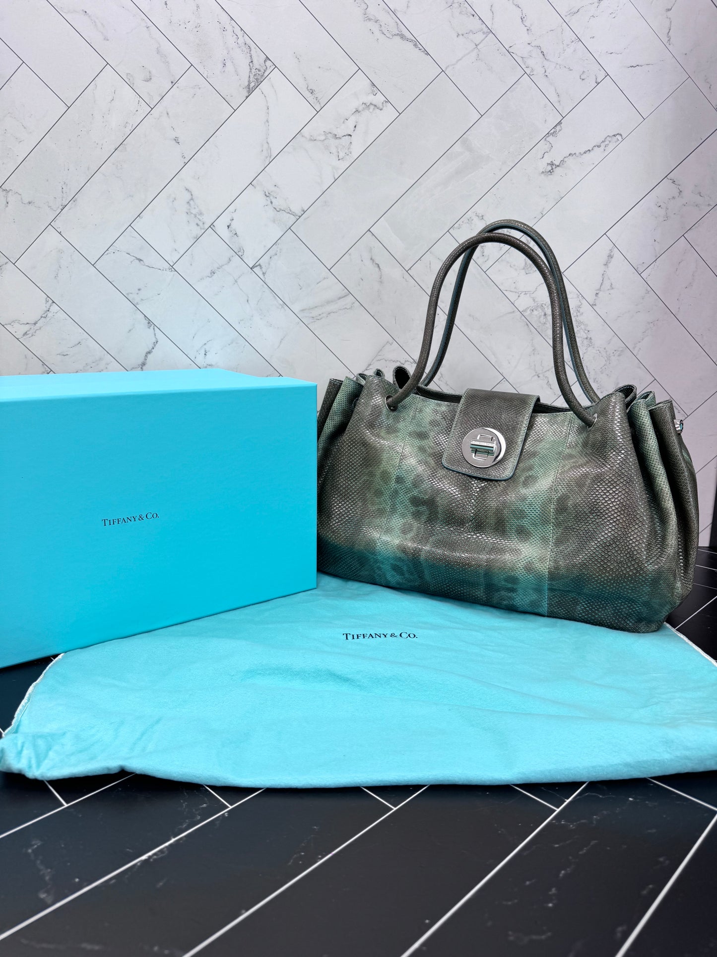 Tiffany & Co Karung Snake Bridget Bag