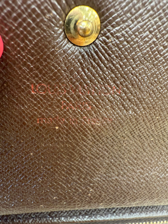 Louis Vuitton Damier Ebene Sarah Wallet