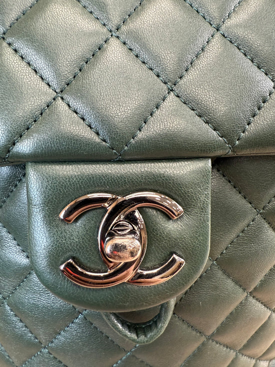 Chanel Green Lambskin Large Urban Spirit Backpack