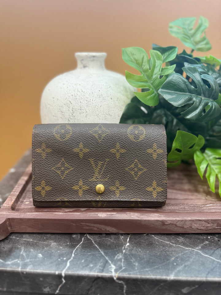 Louis Vuitton Monogram Porte Monnaie Compact Wallet