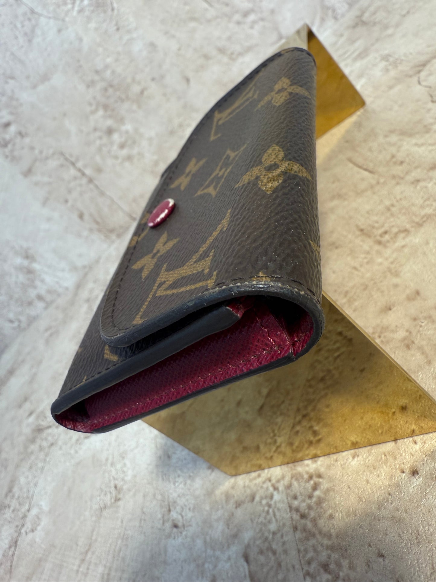 Louis Vuitton Monogram Fuschia Rosalie Wallet