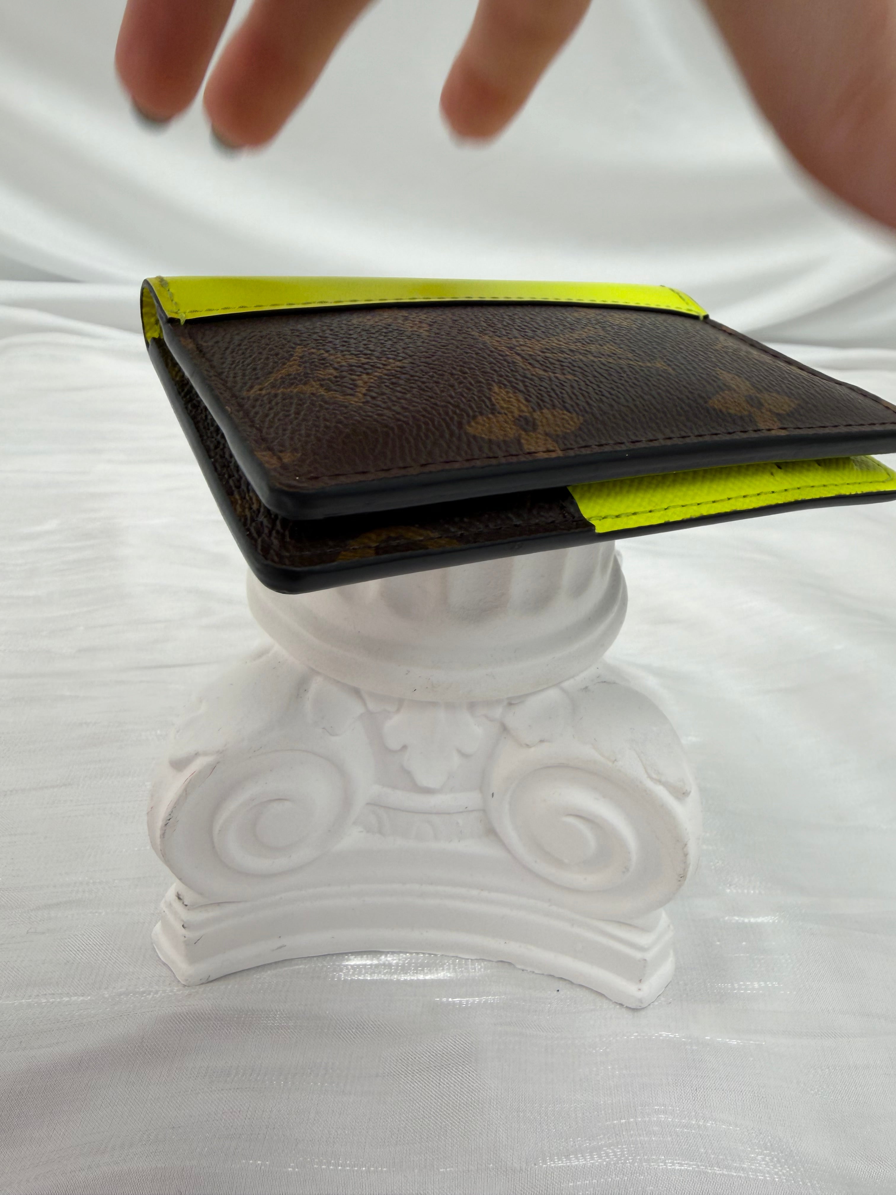 Louis Vuitton Monogram & Neon Trim Pocket Organizer