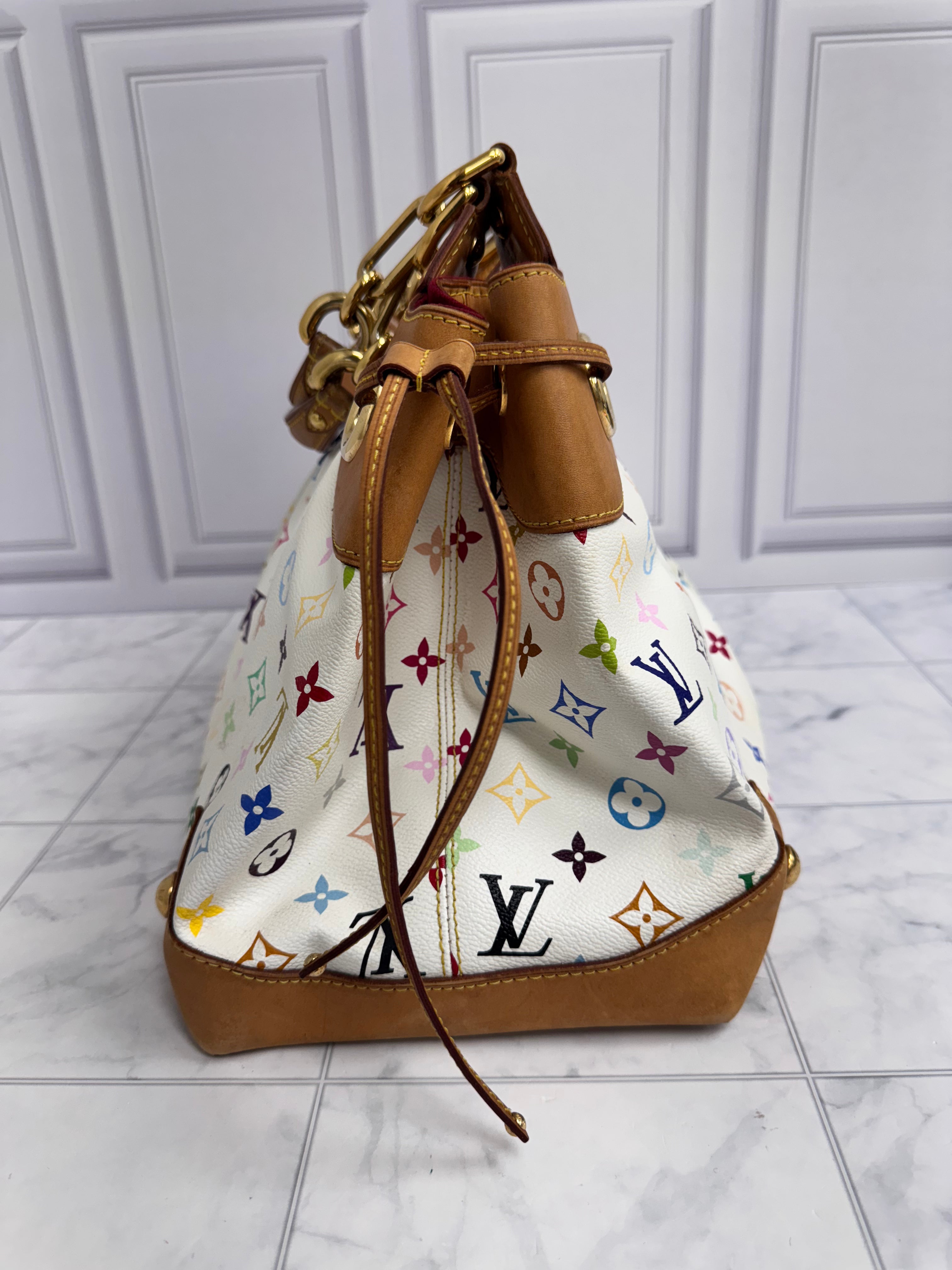 Louis Vuitton White Multicolor Monogram Ursula Bag