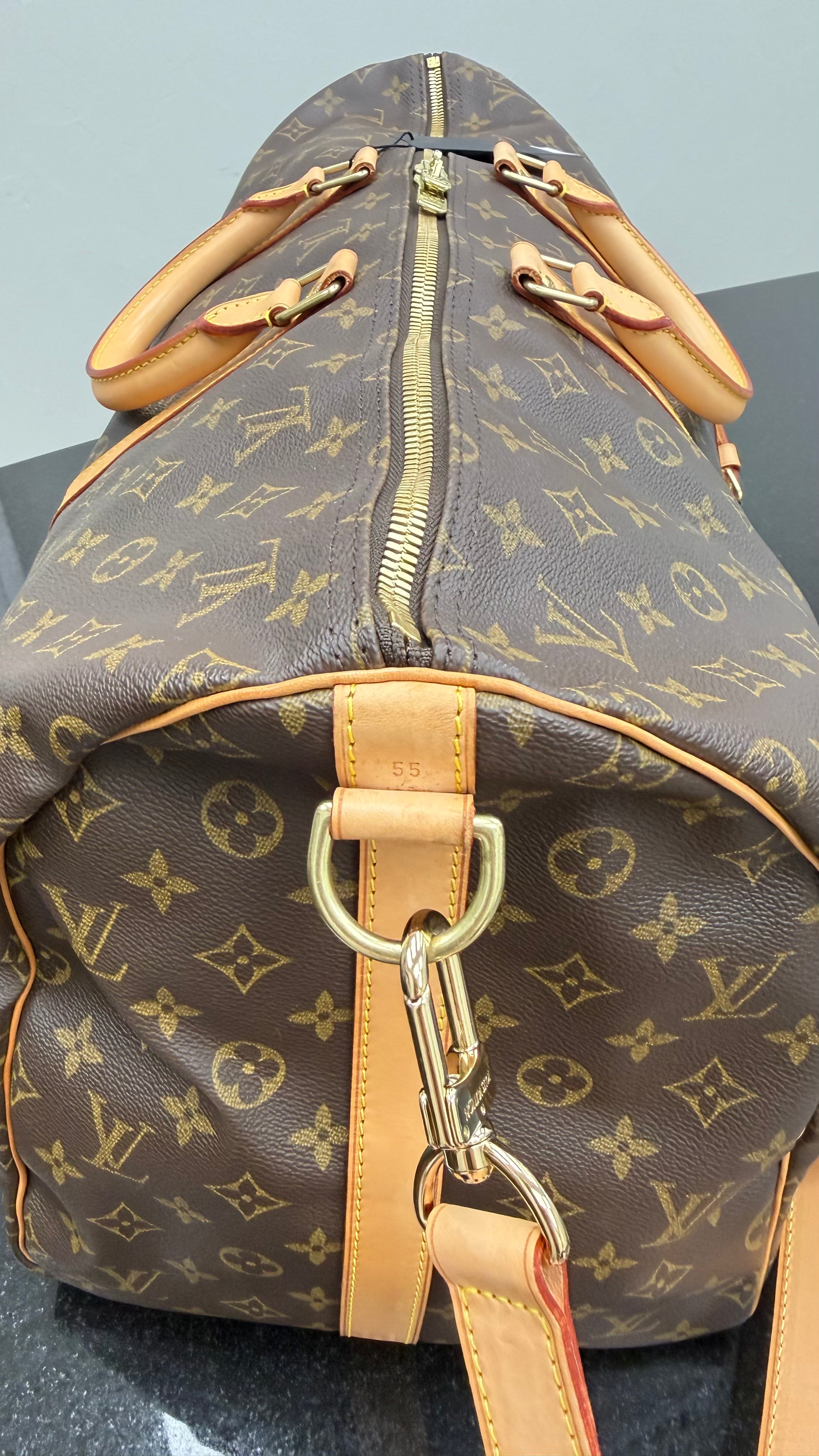 Louis Vuitton Monogram Keepall Bandouliere 55