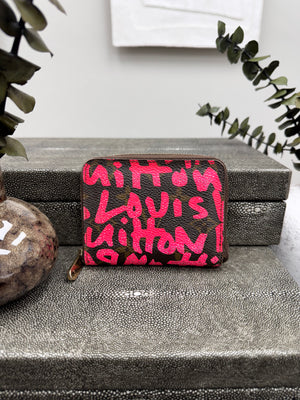 Louis Vuitton Monogram Graffiti Compact Zippy Wallet