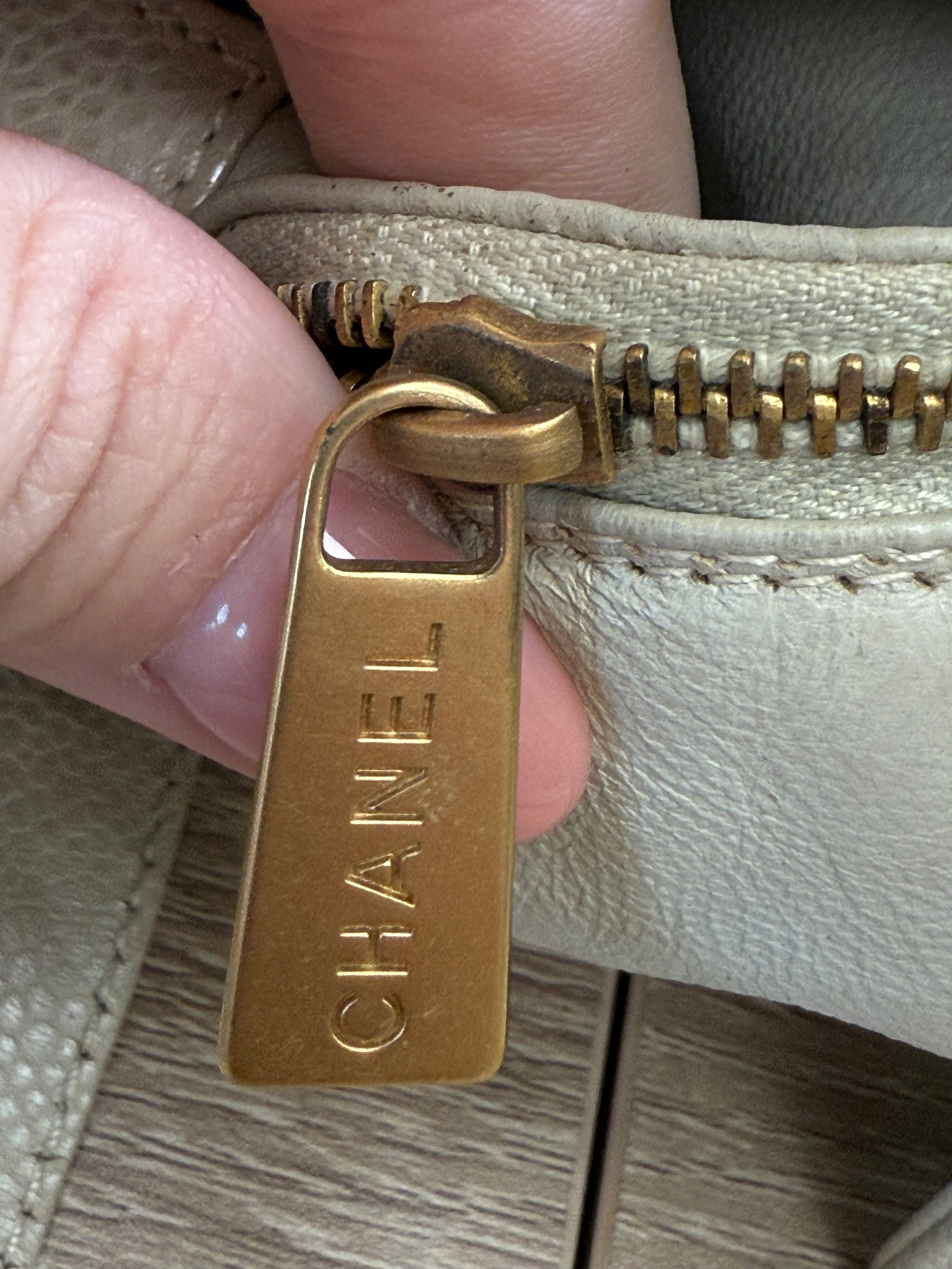 Chanel Pearl Quilted Caviar Shoulder Bag