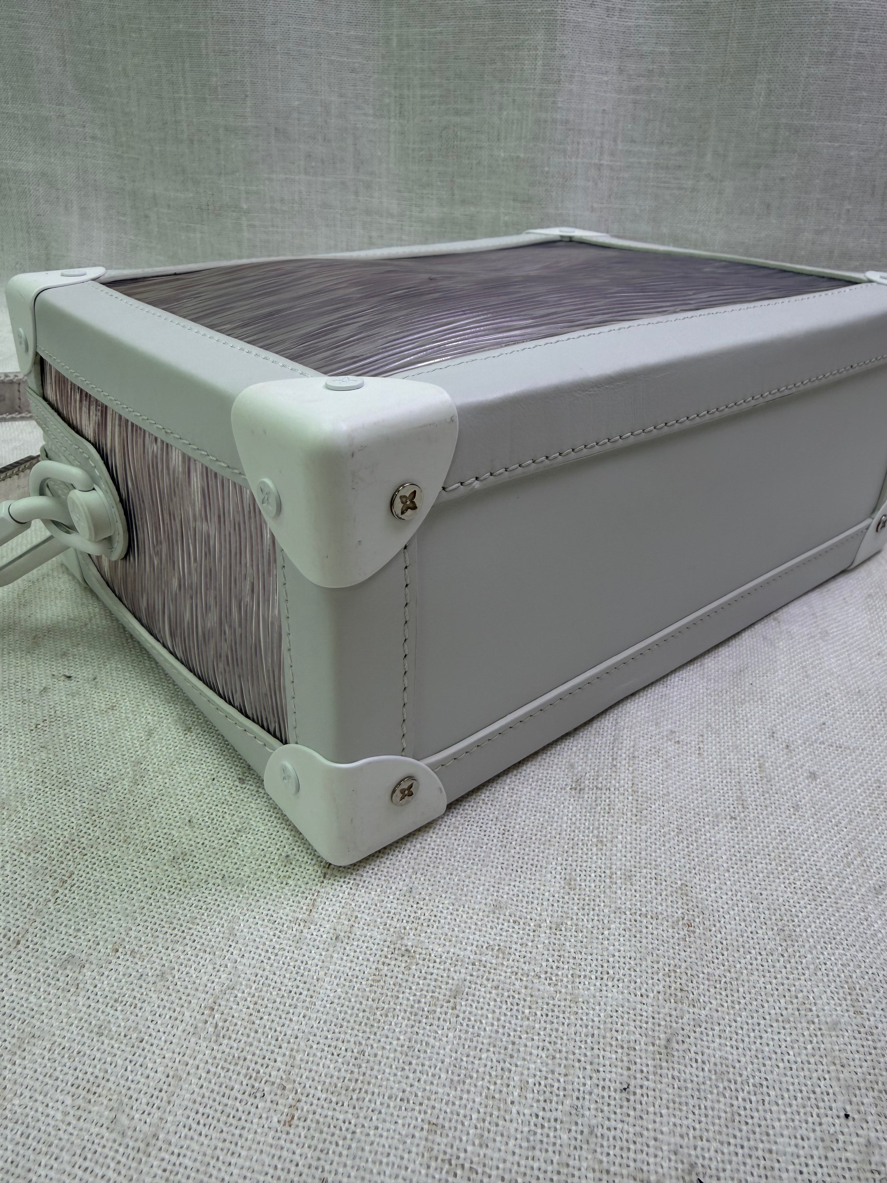 Louis Vuitton White PVC Epi Plage Soft Trunk