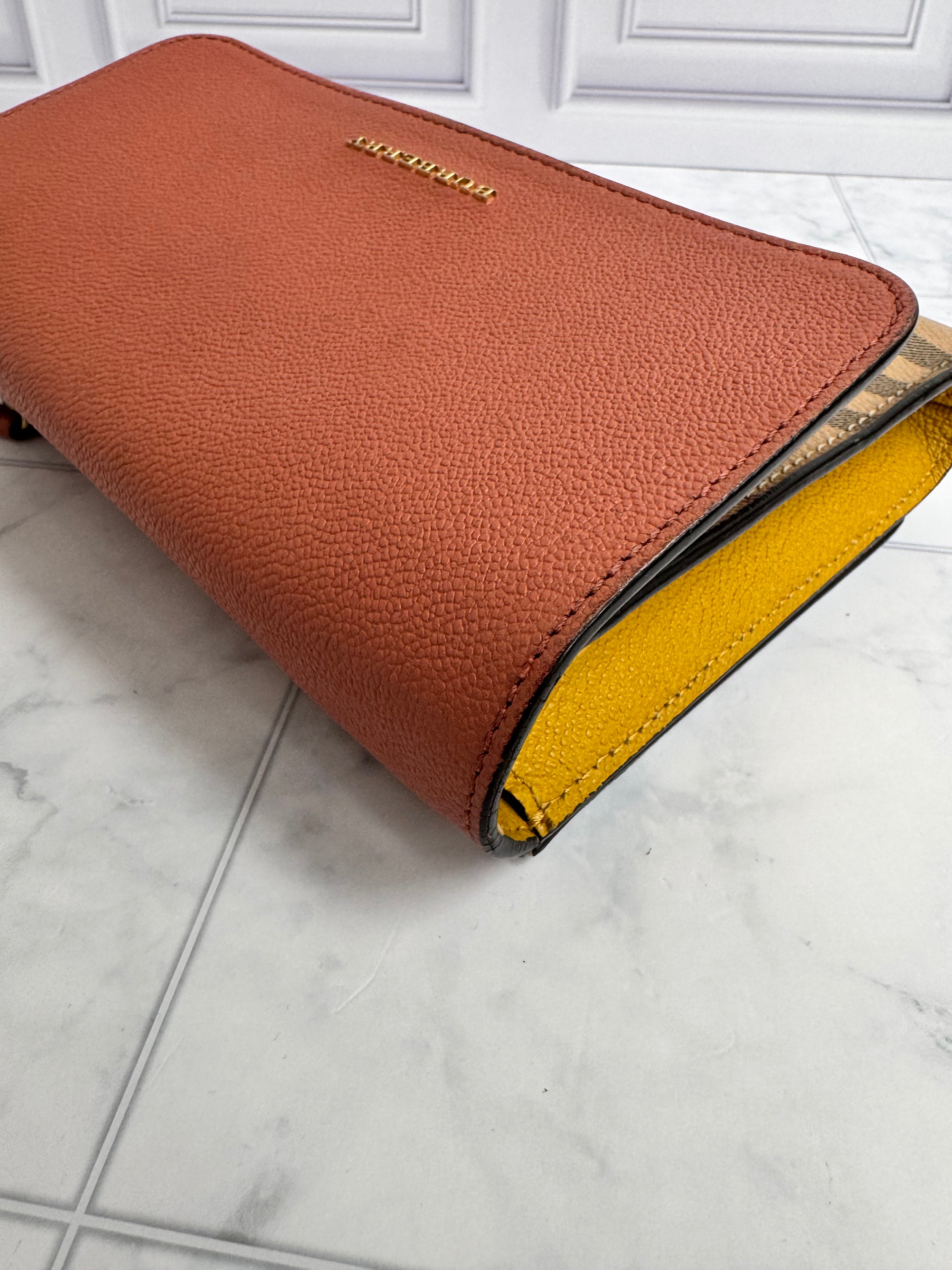 *DONS DROP* Burberry Haymark Check Coated Canvas & Tricolor Leather Small Loxley Crossbody