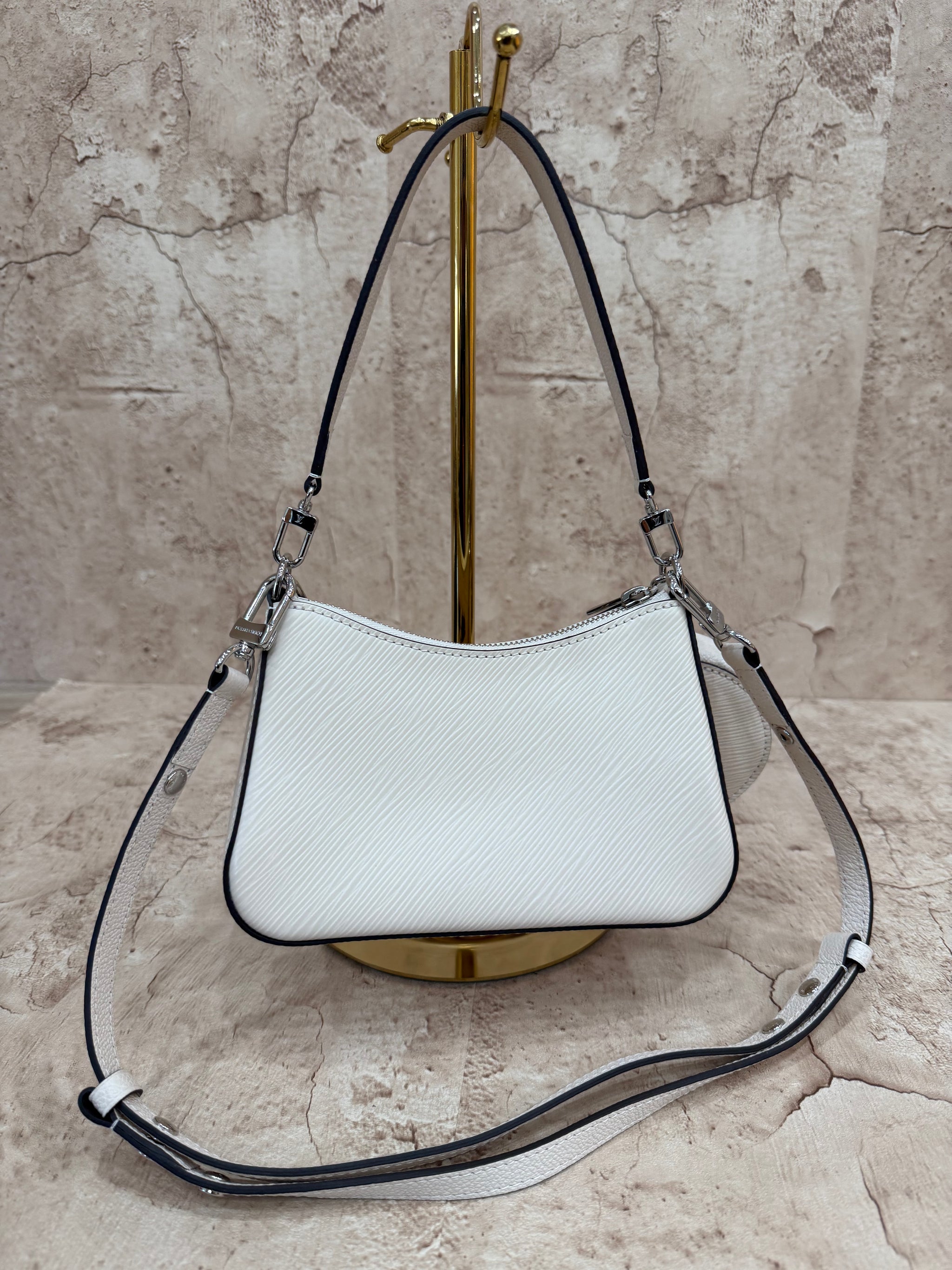 BRAND NEW Louis Vuitton Ivory Epi Marellini Crossbody Bag