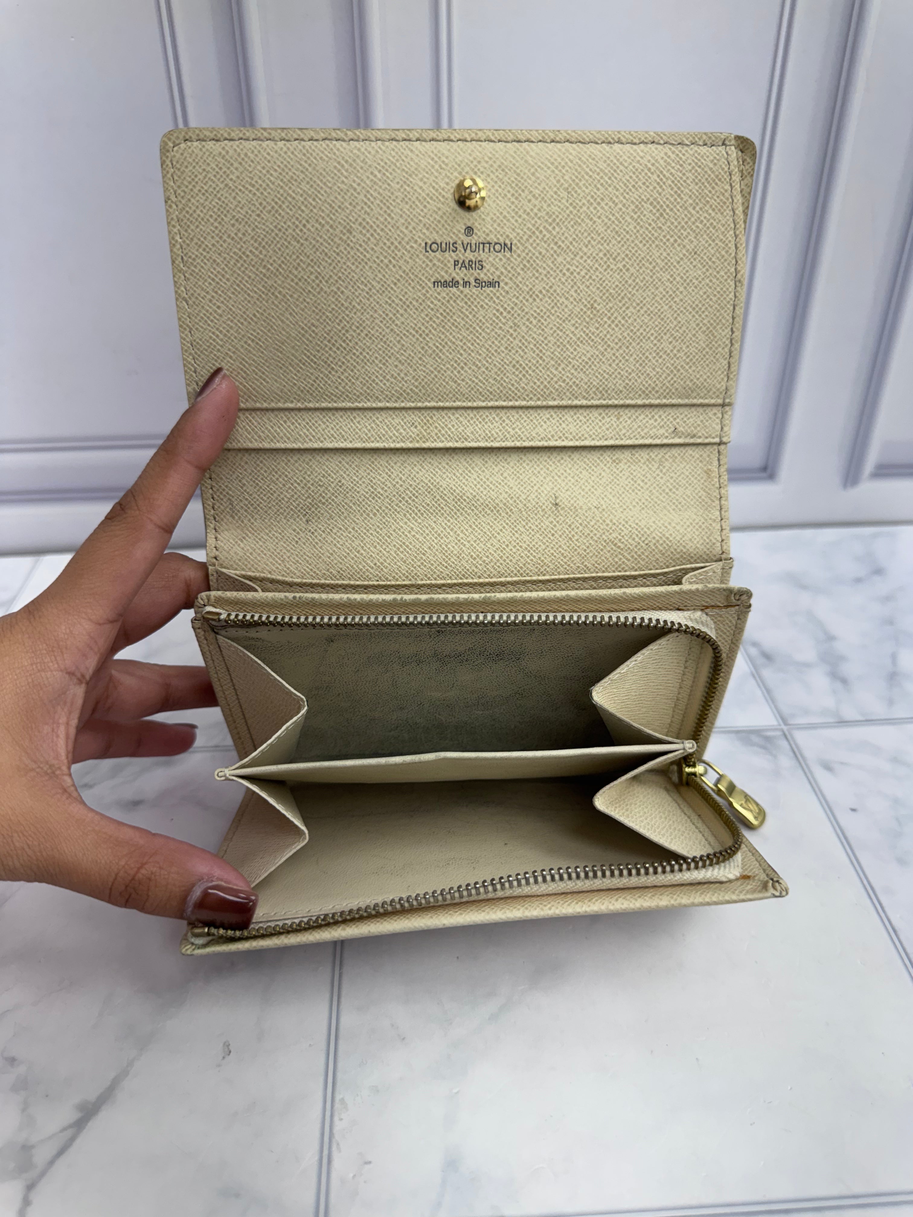 Louis Vuitton Damier Azur Porte Monnaie Tresor Wallet