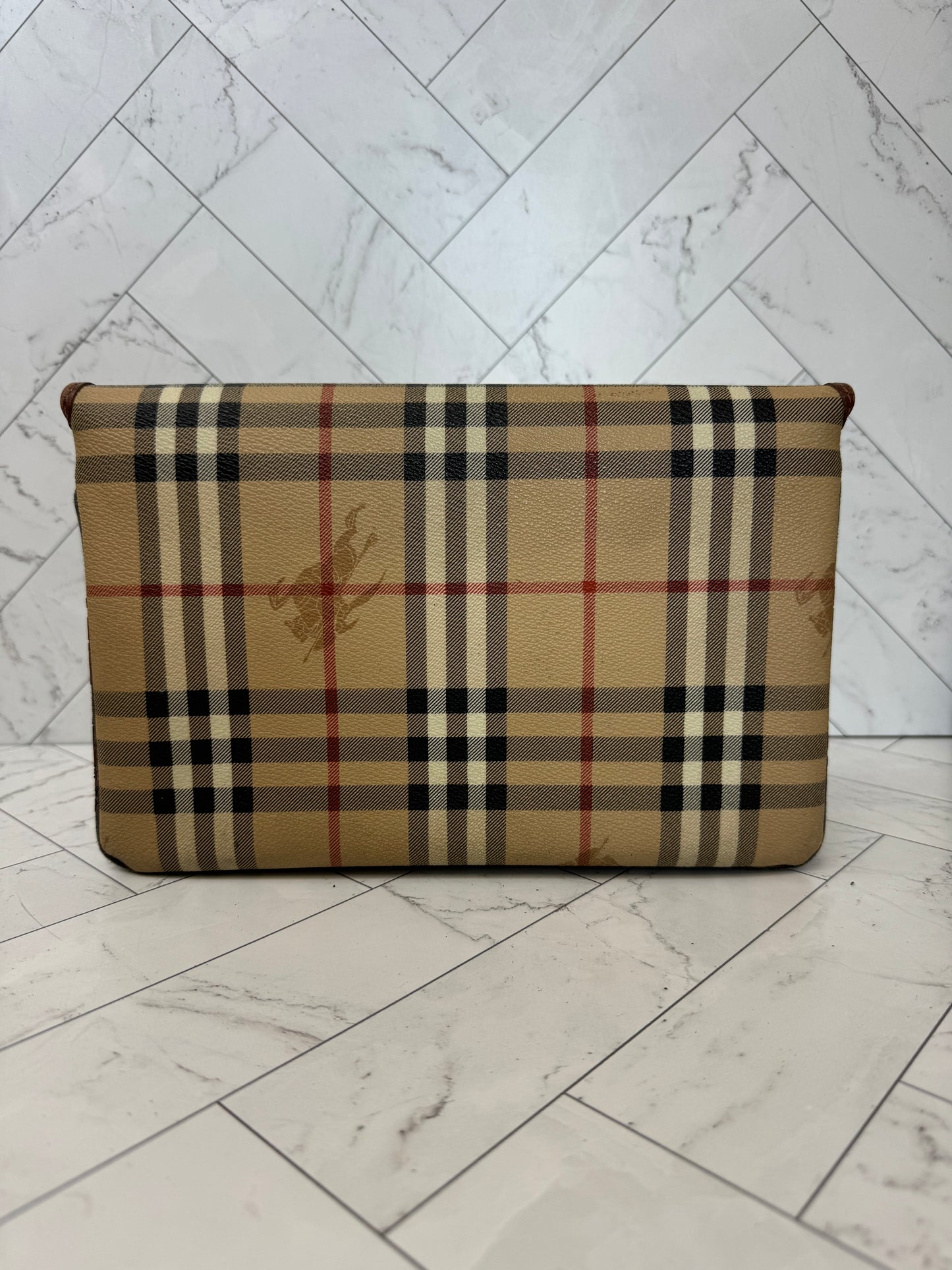 Burberry Vintage Novacheck Clutch