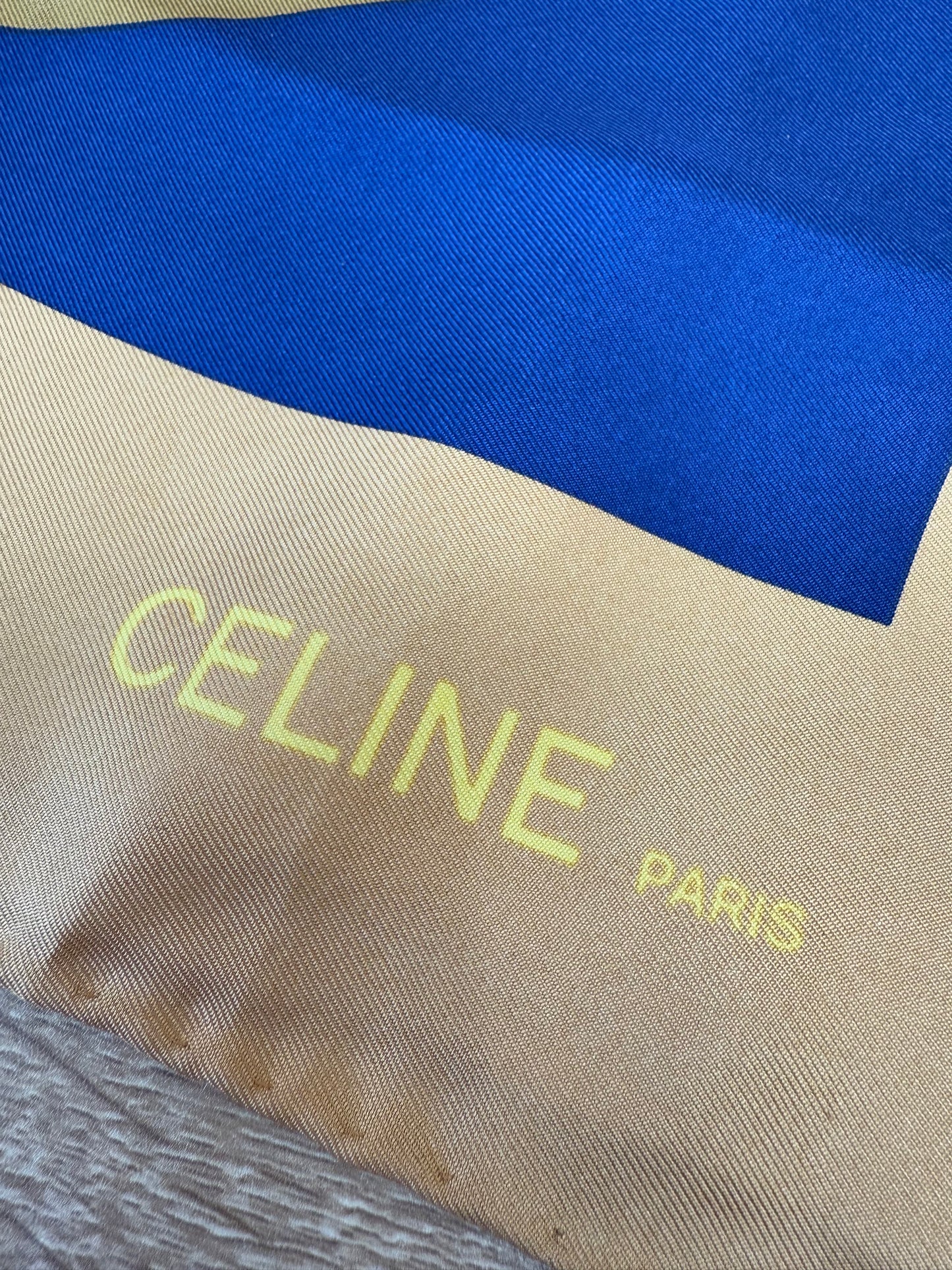 Celine Vintage Silk Scarf