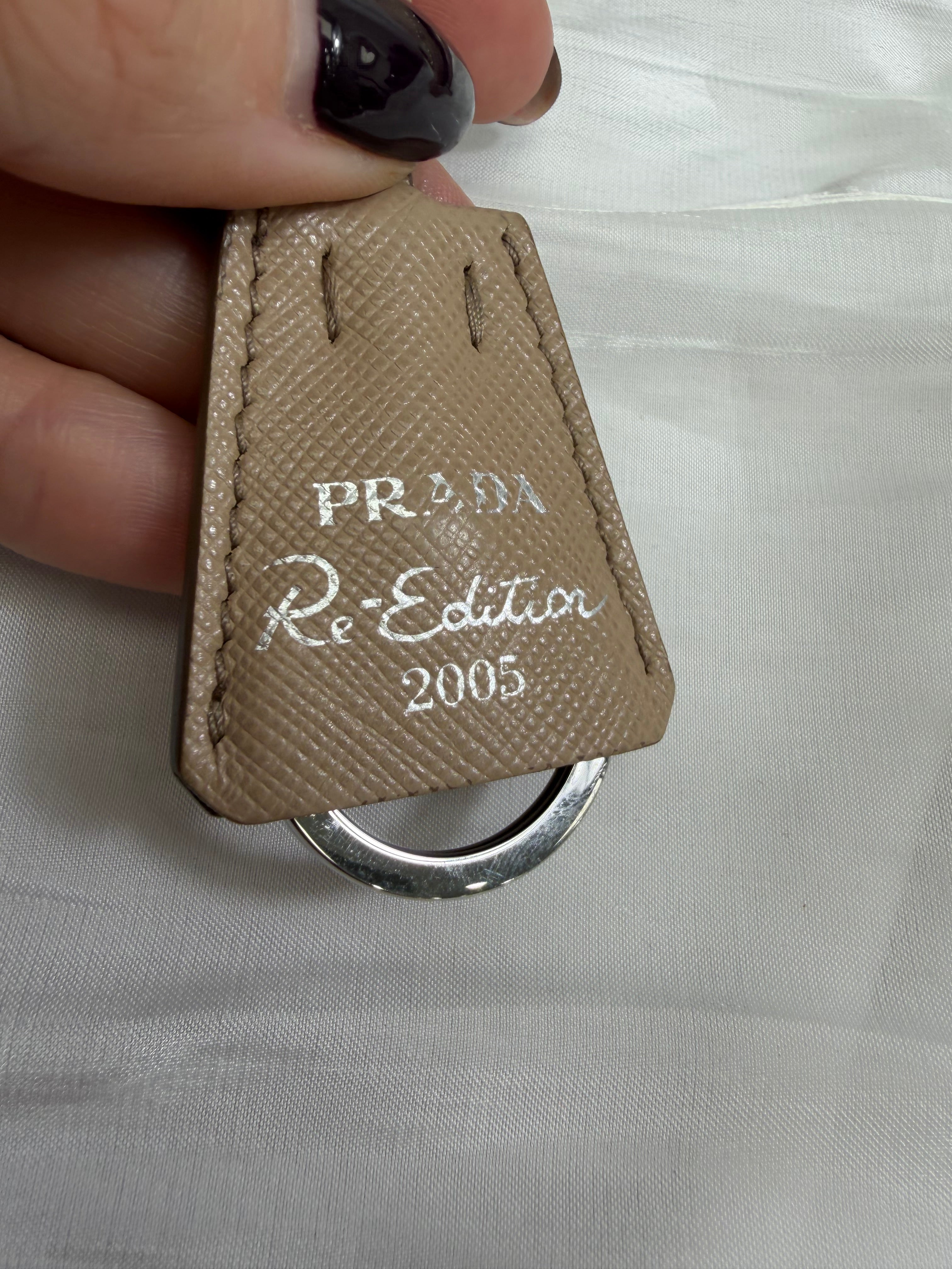 Prada Beige Nylon Re Edition 2005 Crossbody
