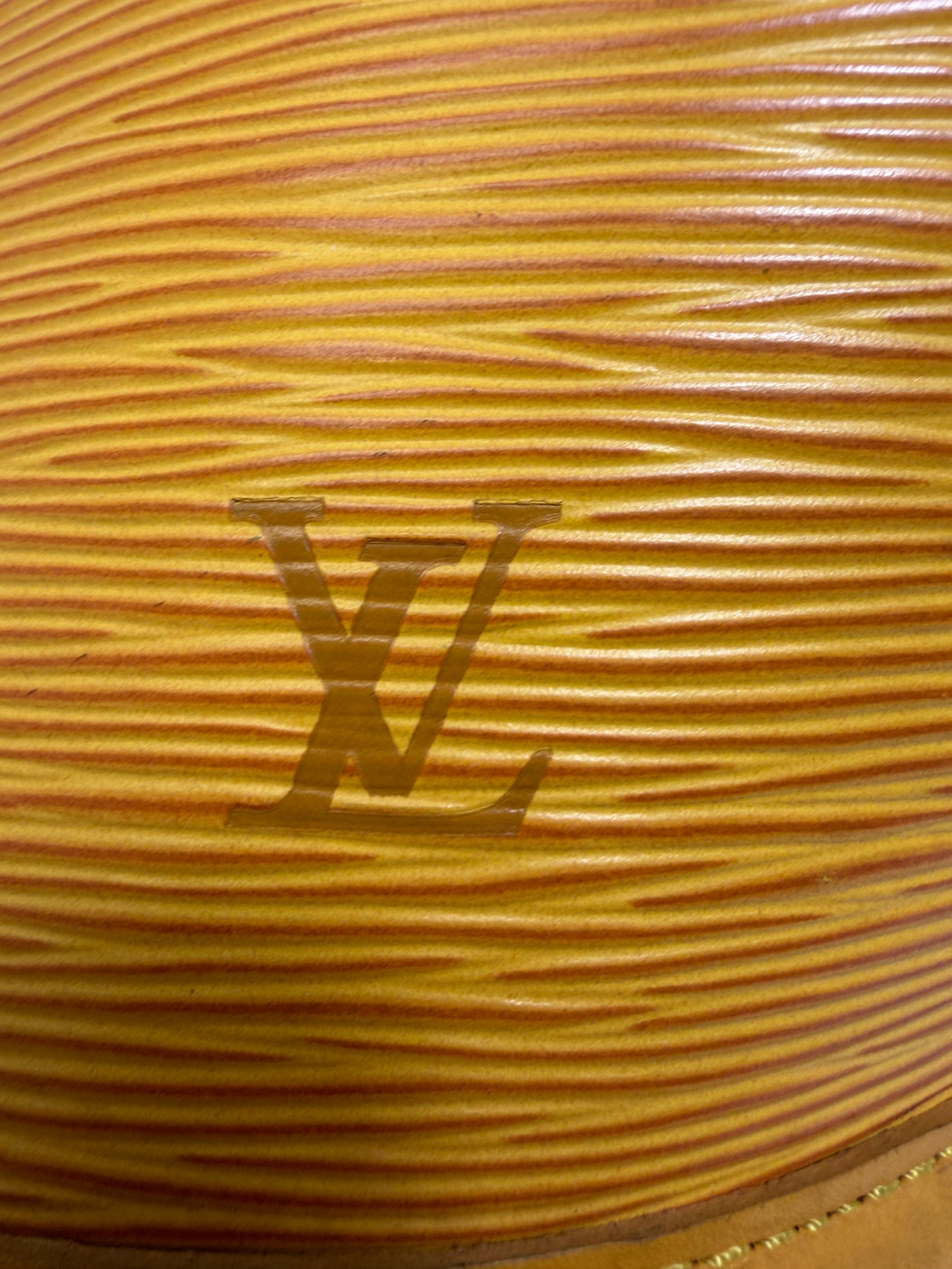 Louis Vuitton Yellow Epi Saint Jacques Tote