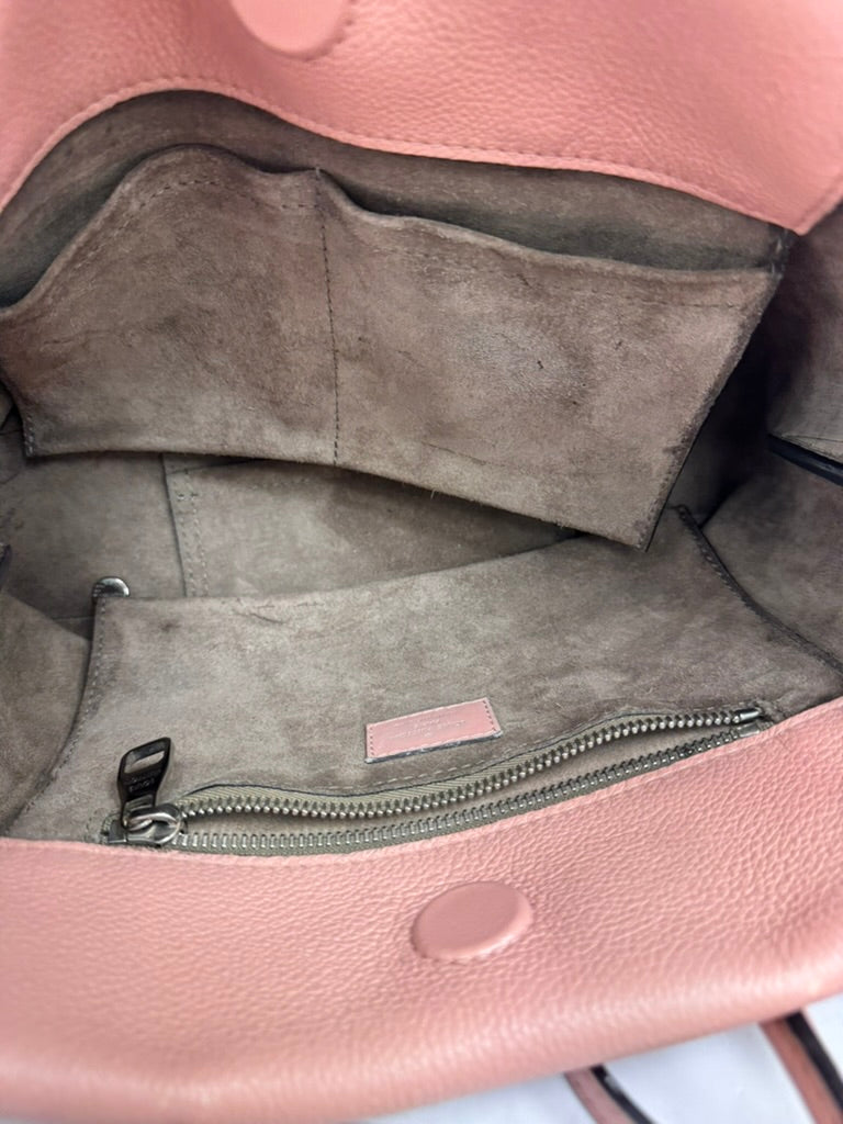 Louis Vuitton Magnolia Pink Monogram Tuffetage Veau Cachemire Tote W BB