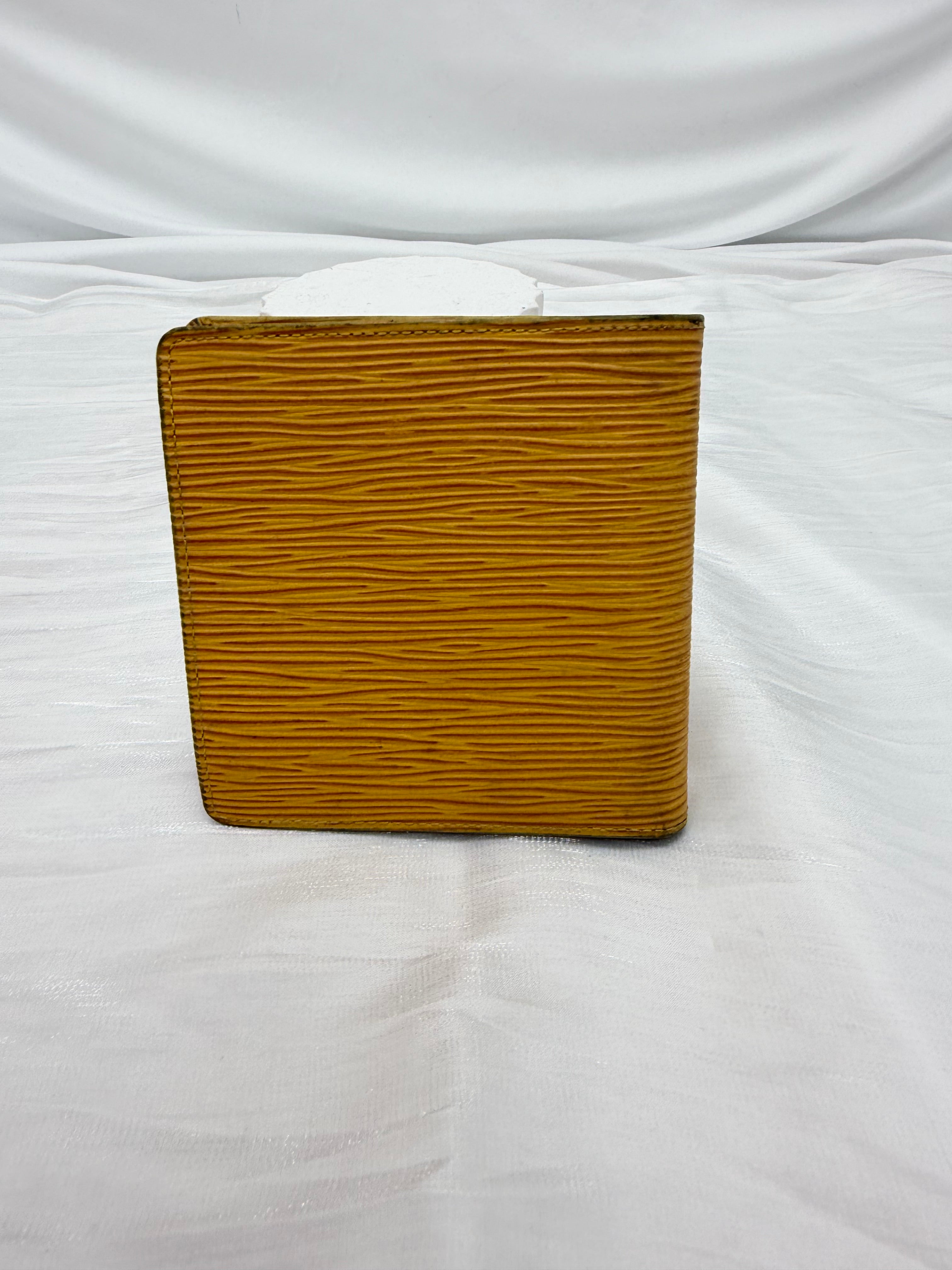 Louis Vuitton Yellow Epi Marco Bifold