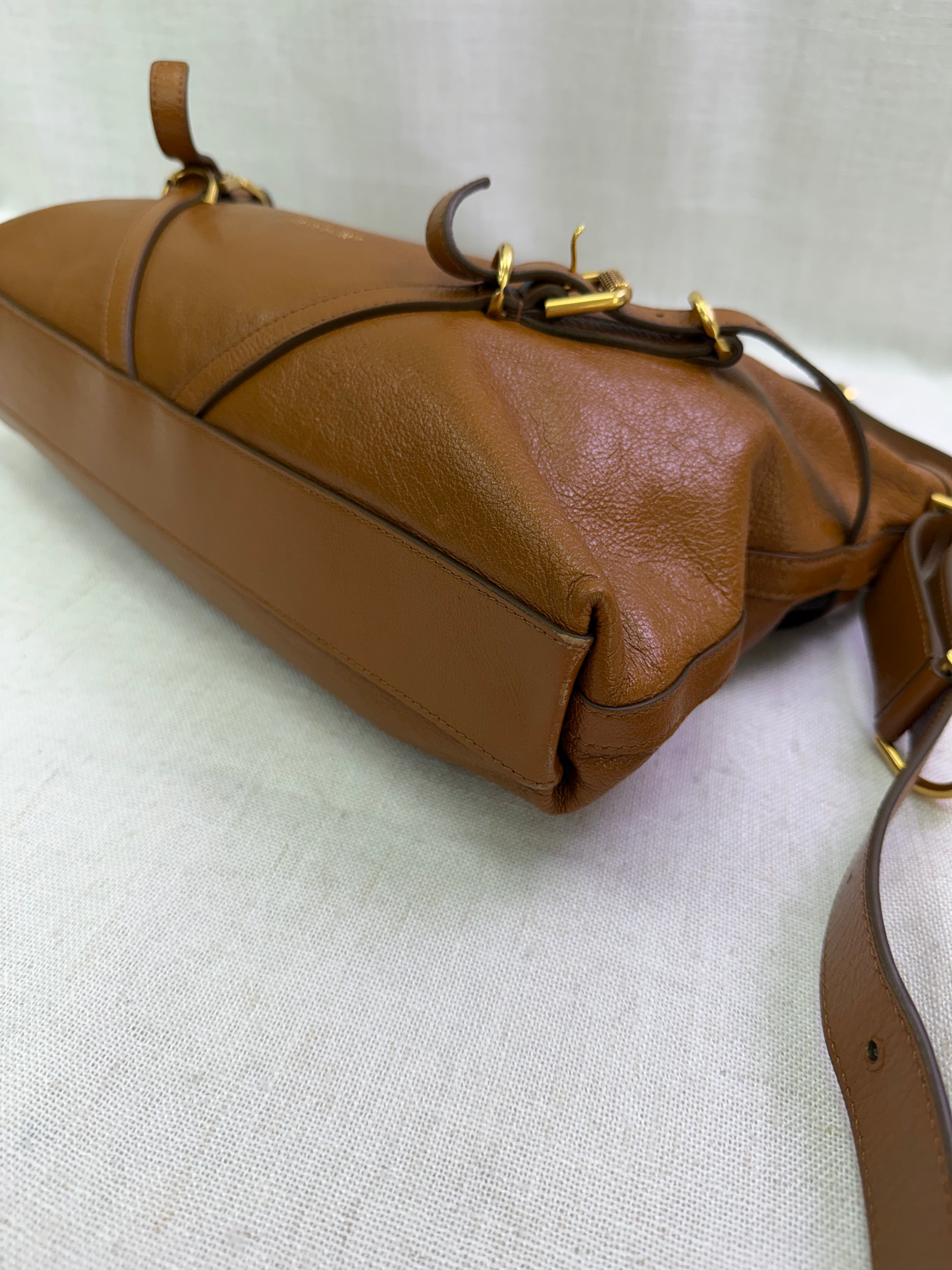 Givenchy Brown Leather Medium Voyou Hobo Bag