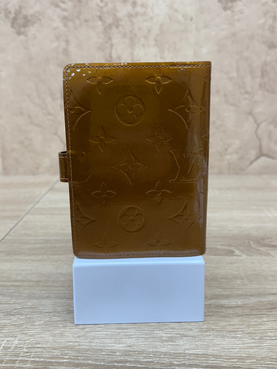 Louis Vuitton Bronze Vernis Passport Agenda PM