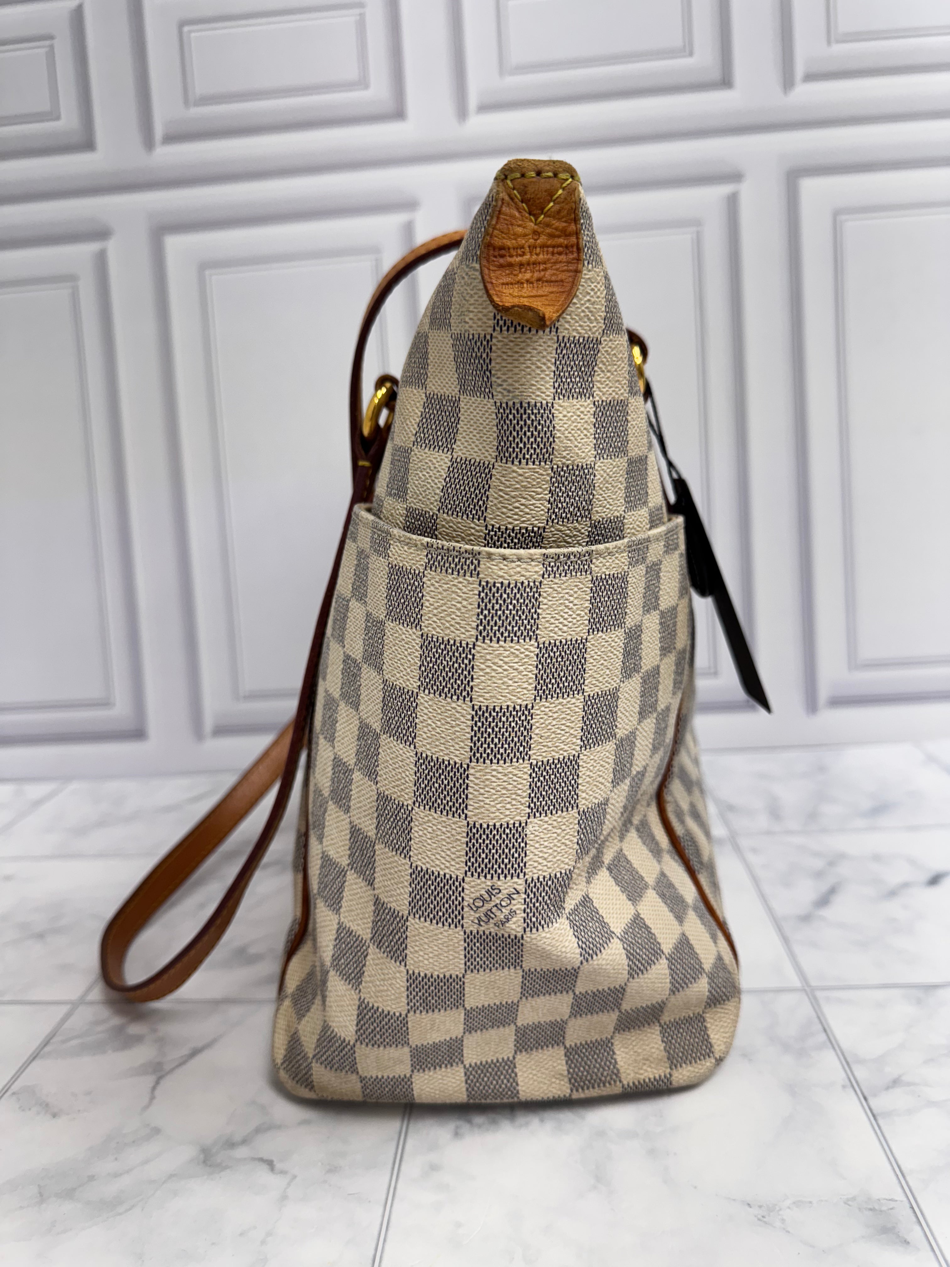Louis Vuitton Damier Azur Totally Shoulder Bag MM