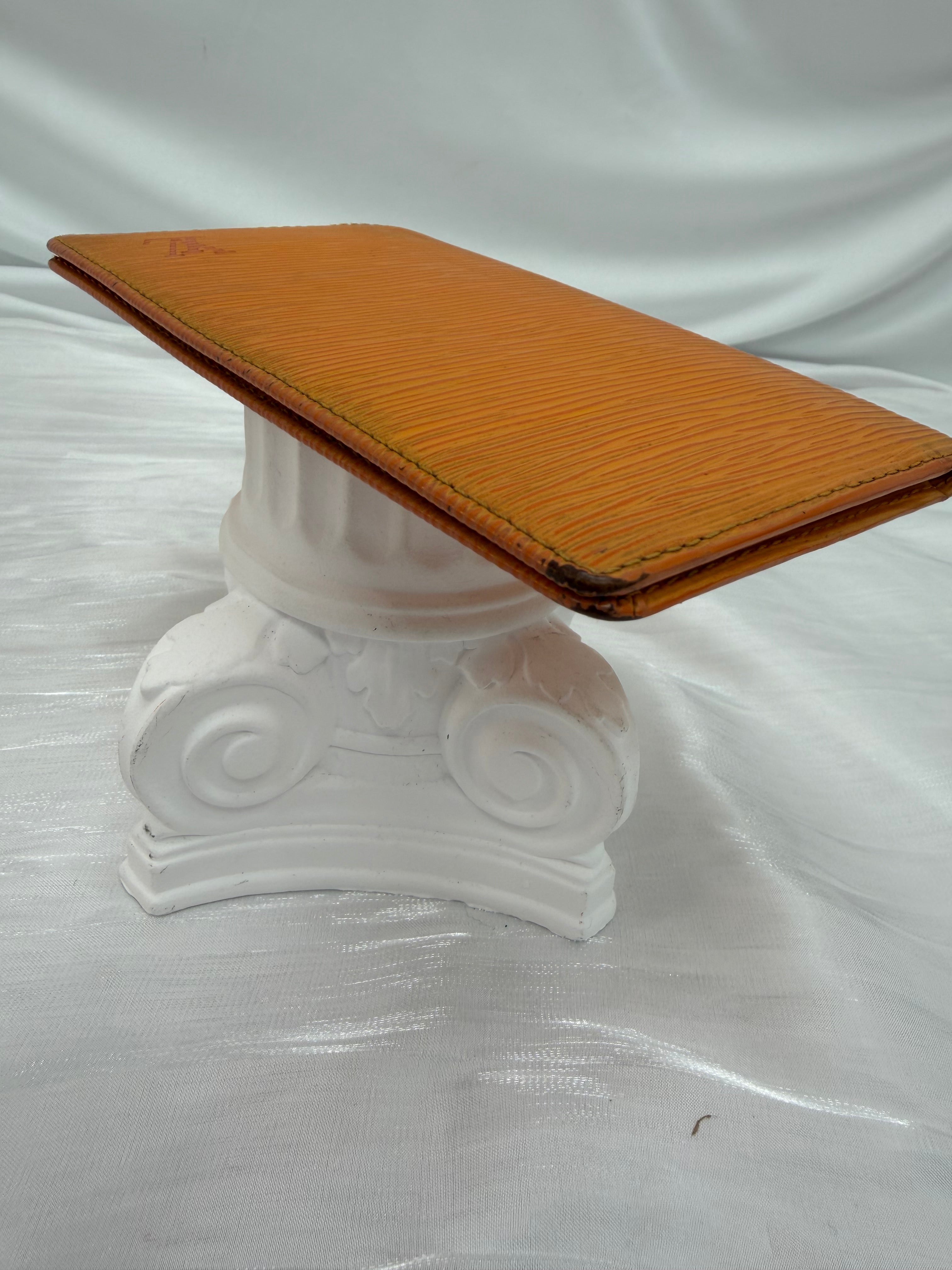 Louis Vuitton Orange Epi Long Wallet