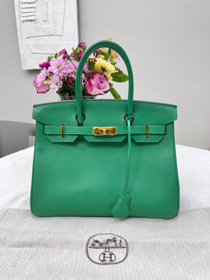 *DONS DROP* Hermes Vert Vertigo Epsom Leather Birkin 30