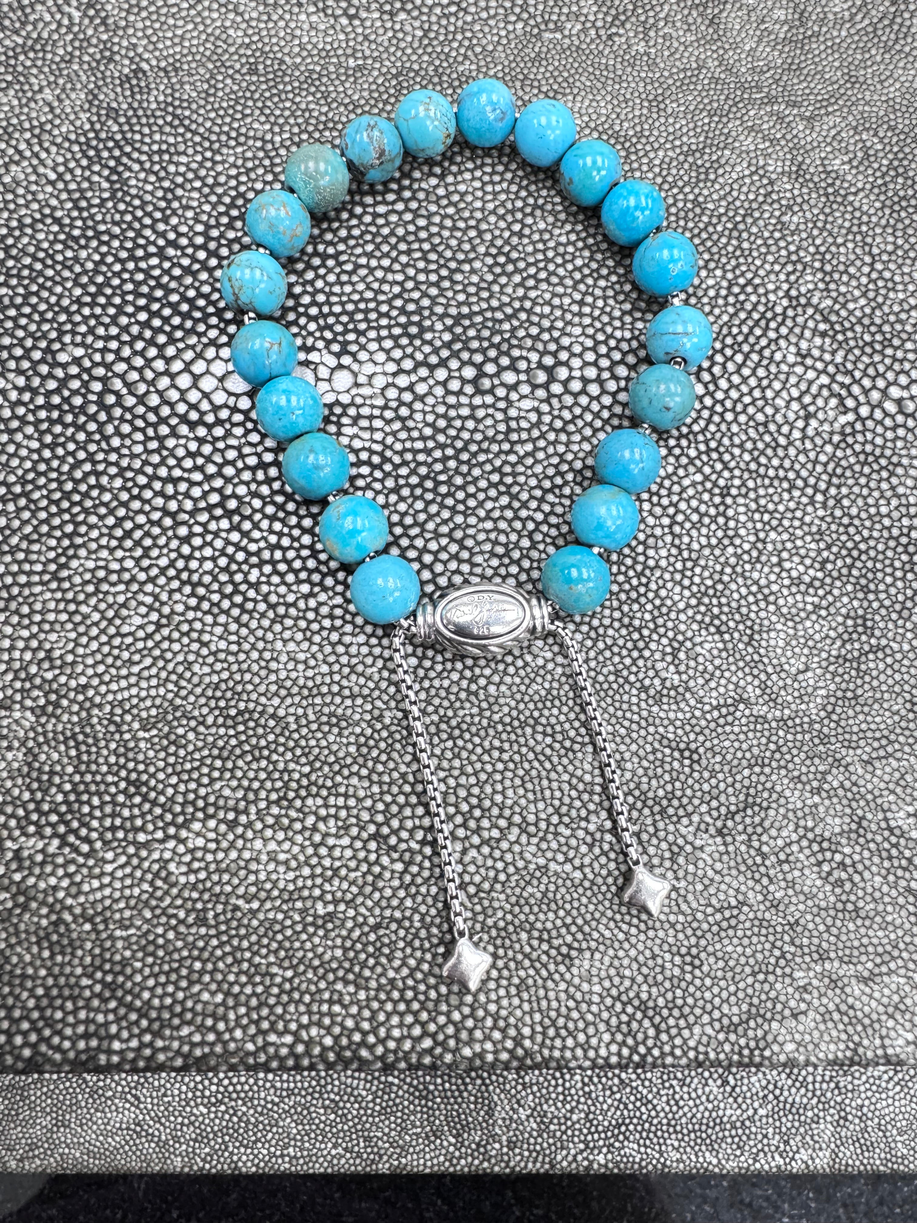 David Yurman Turquoise Spiritual Beads Bracelet