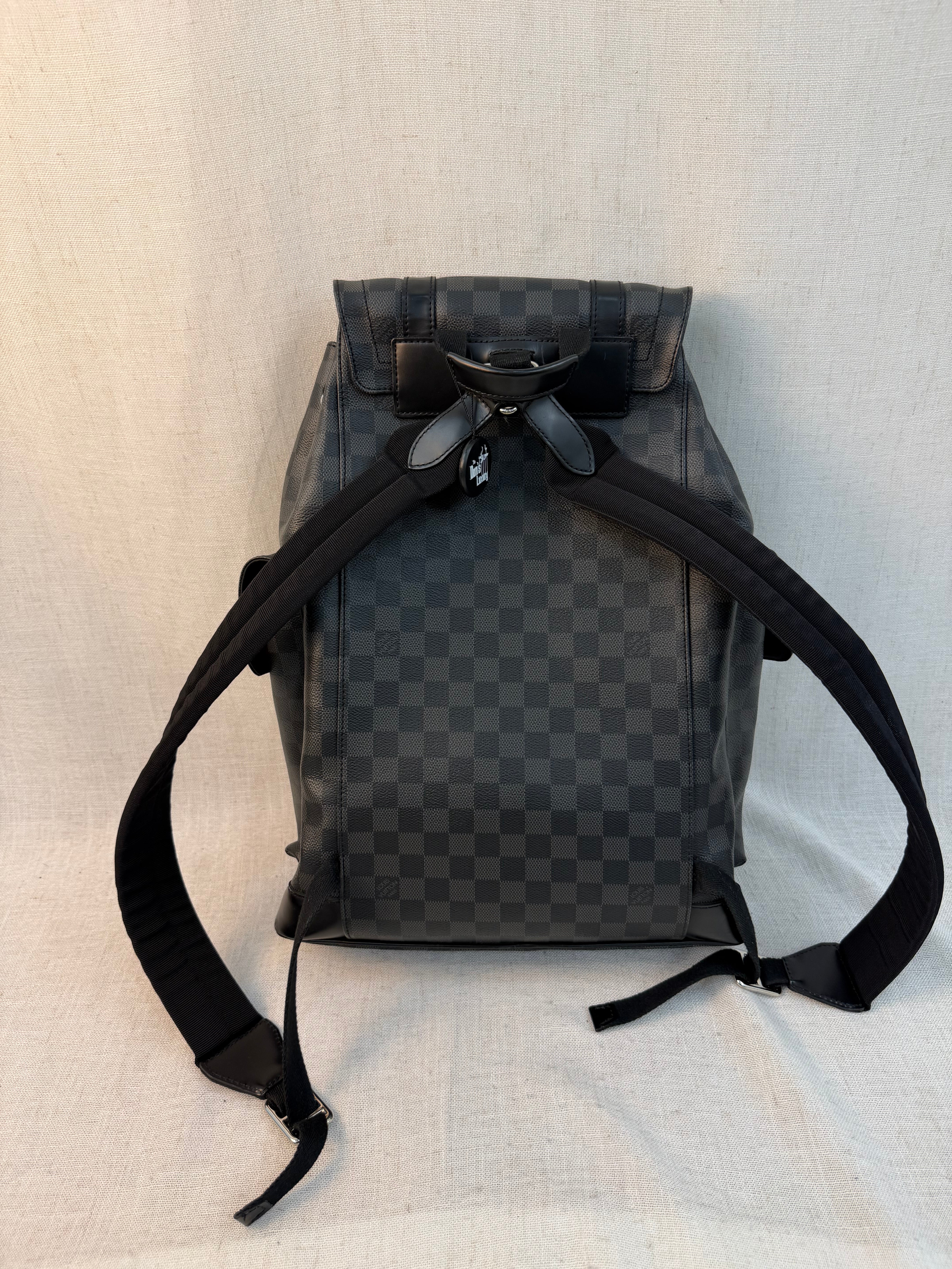 Louis Vuitton Damier Graphite Christopher Backpack