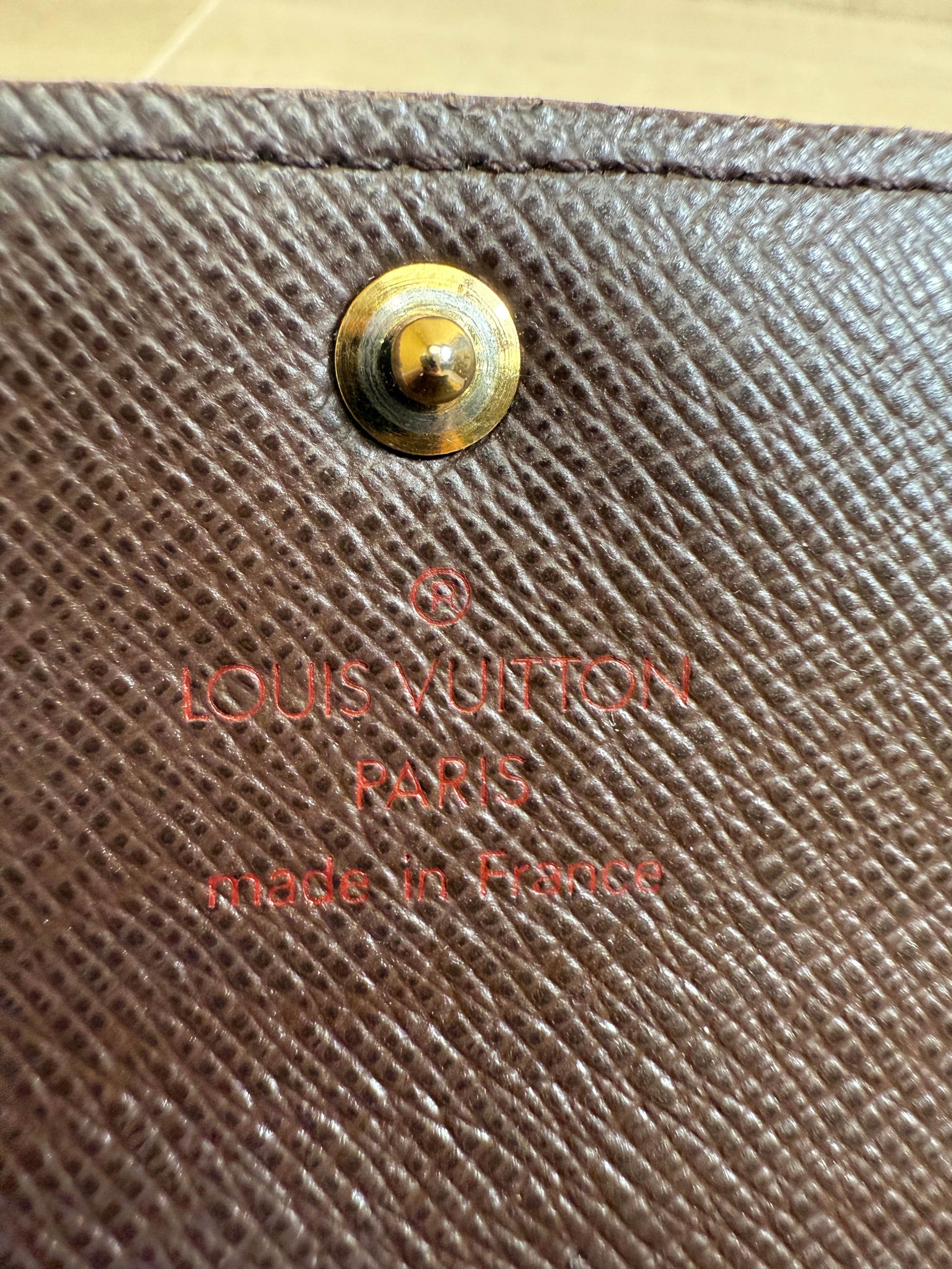 Louis Vuitton Damier Ebene 6 Key Ring Case