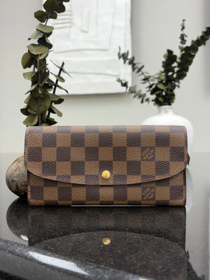 Louis Vuitton Damier Ebene Emilie Wallet