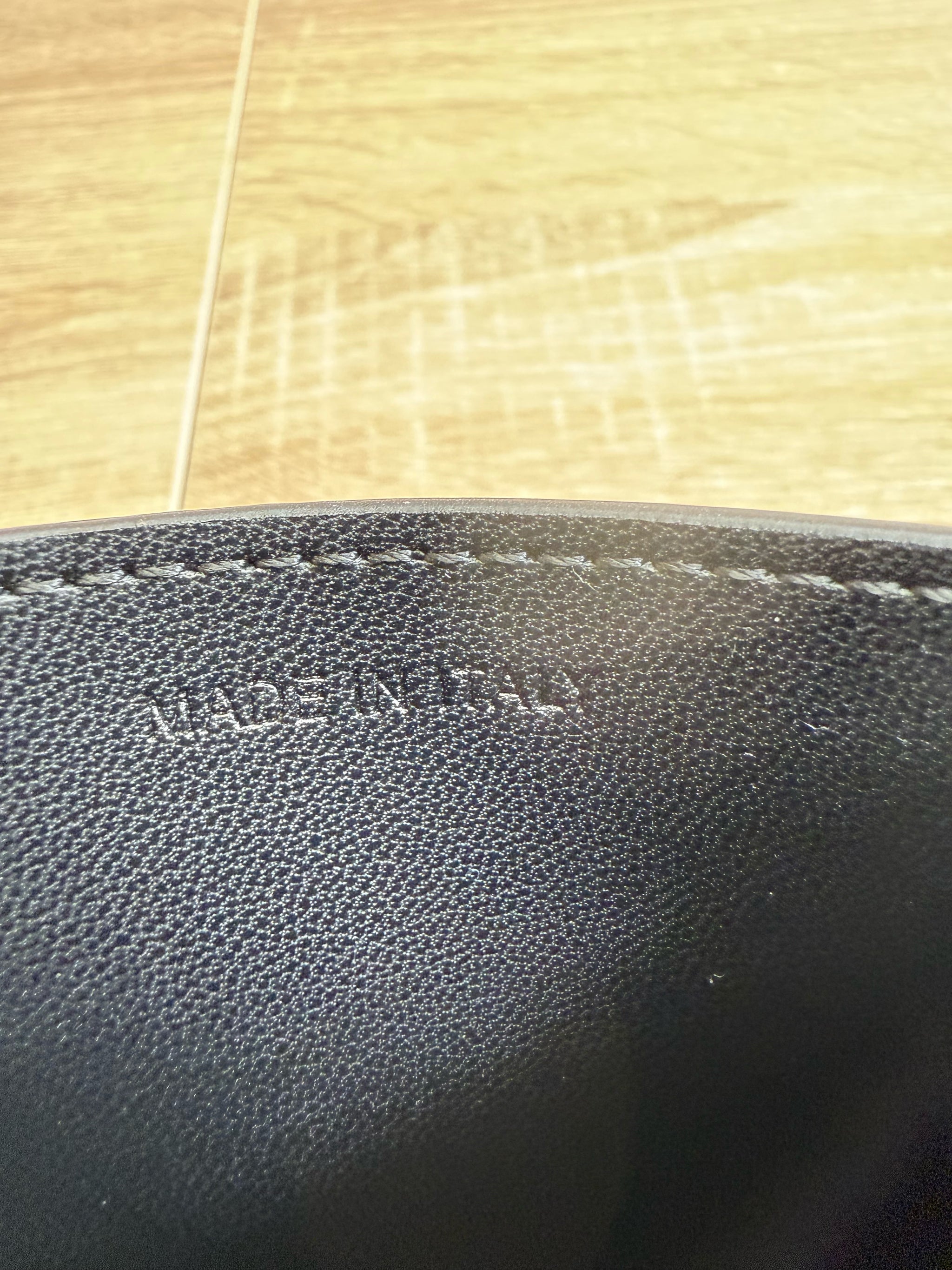 BRAND NEW Rick Owens Black Leather Card Holder