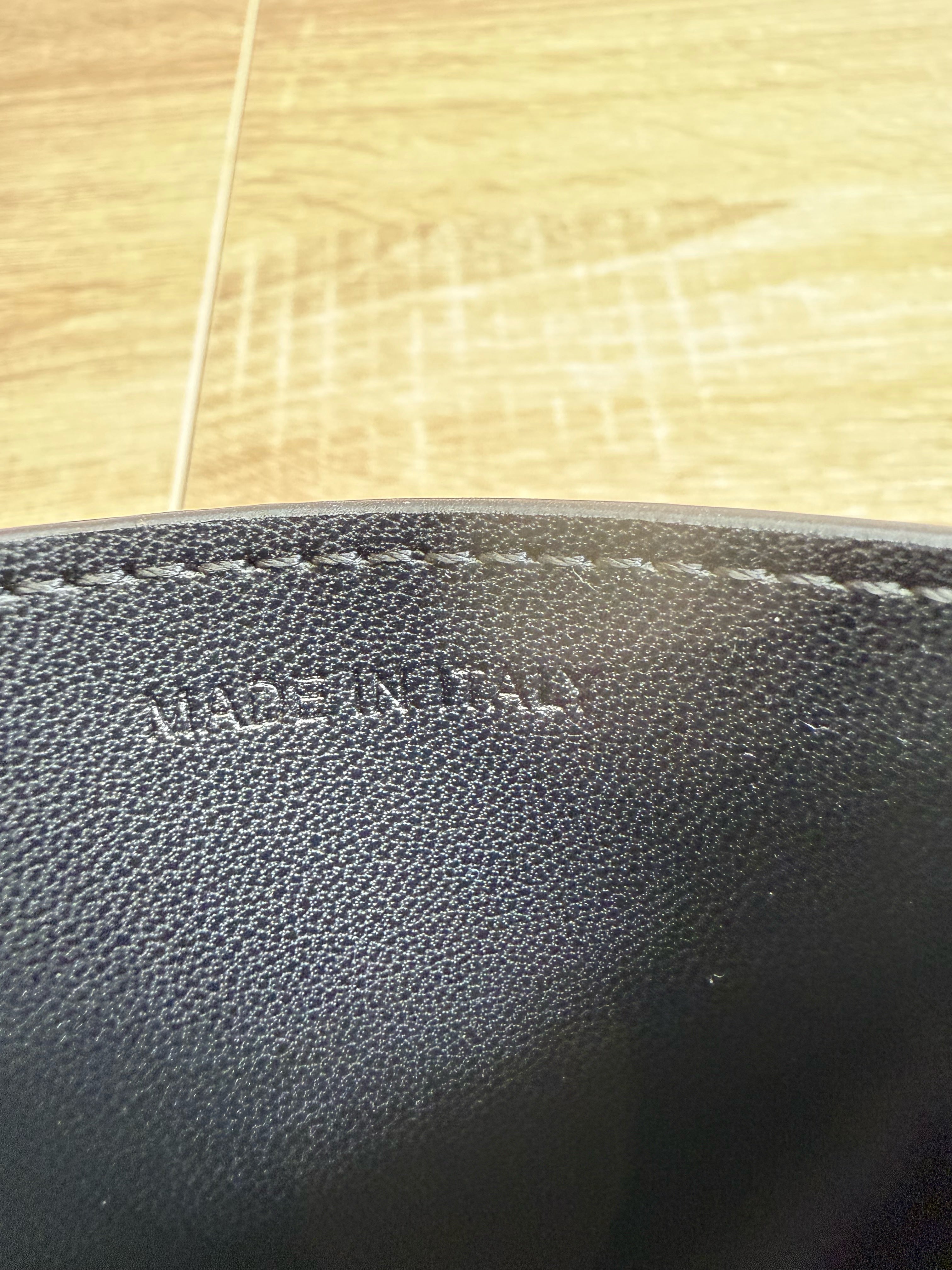 BRAND NEW Rick Owens Black Leather Card Holder