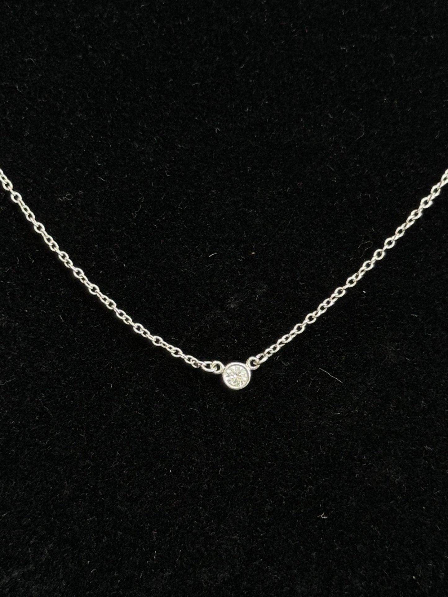 Tiffany & Co Diamond by the Yard Necklace - Platinum & Diamond