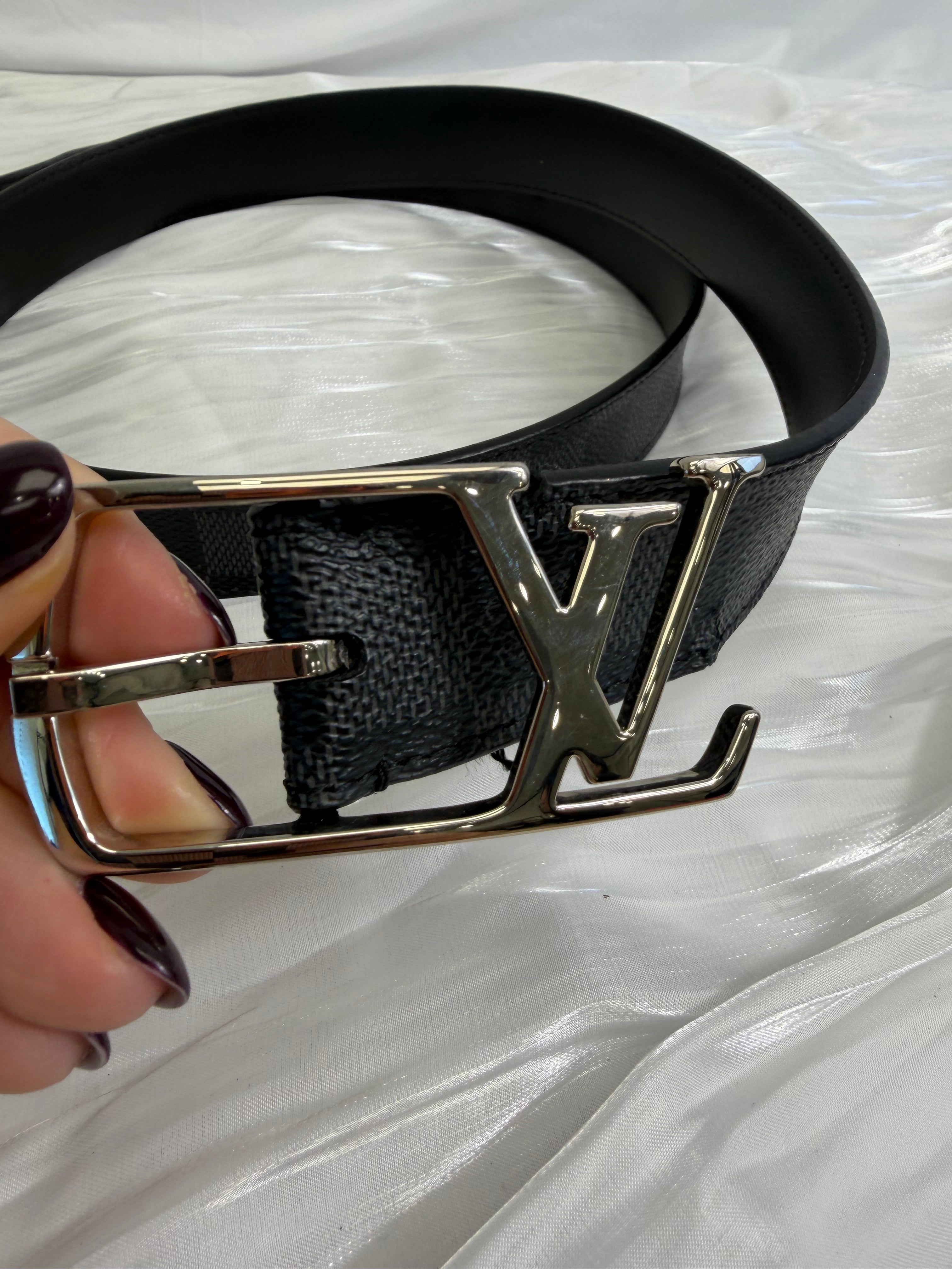 Louis Vuitton Damier Graphite Belt 95/38