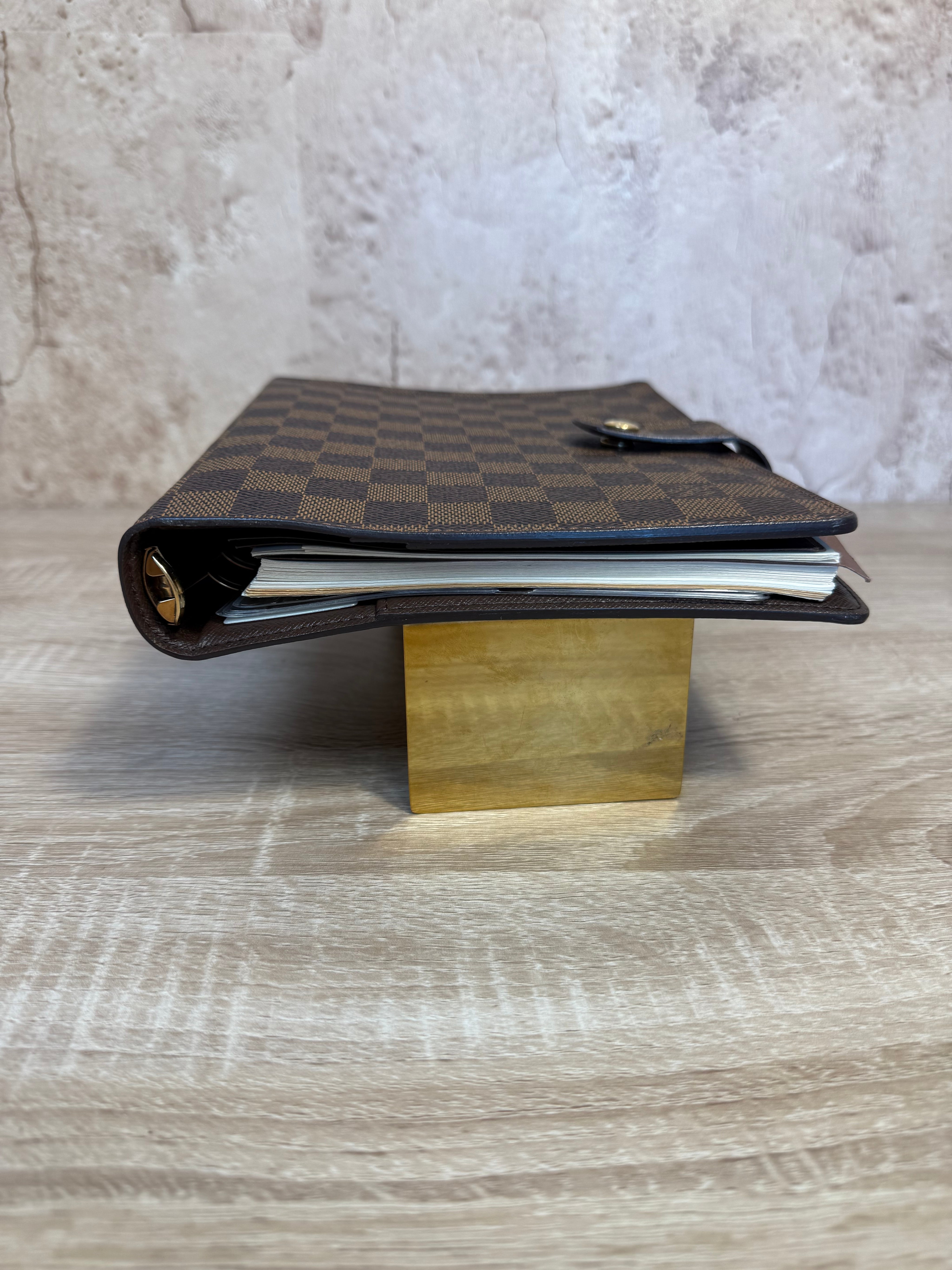 Louis Vuitton Damier Ebene Agenda GM