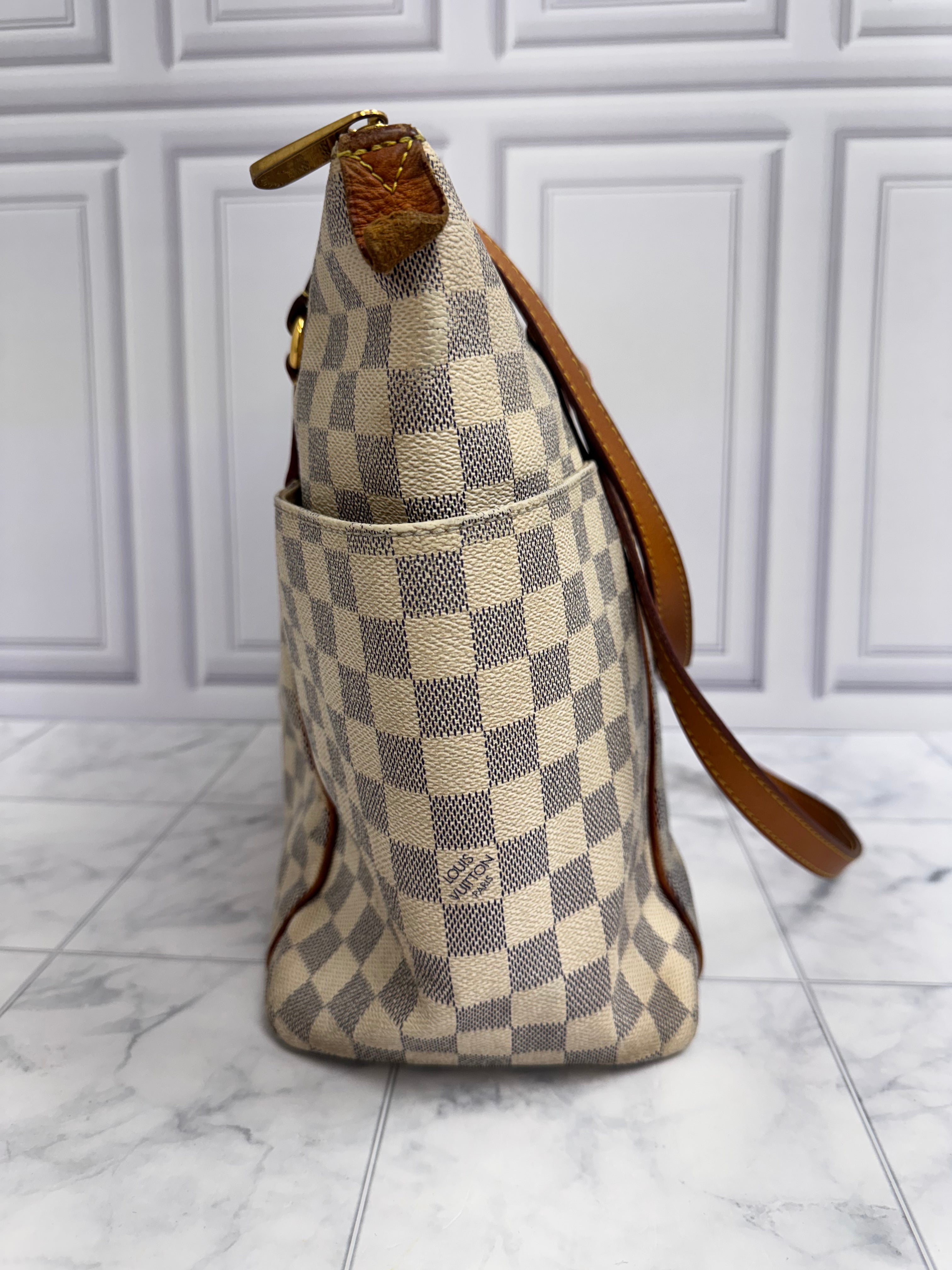 Louis Vuitton Damier Azur Totally Shoulder Bag MM