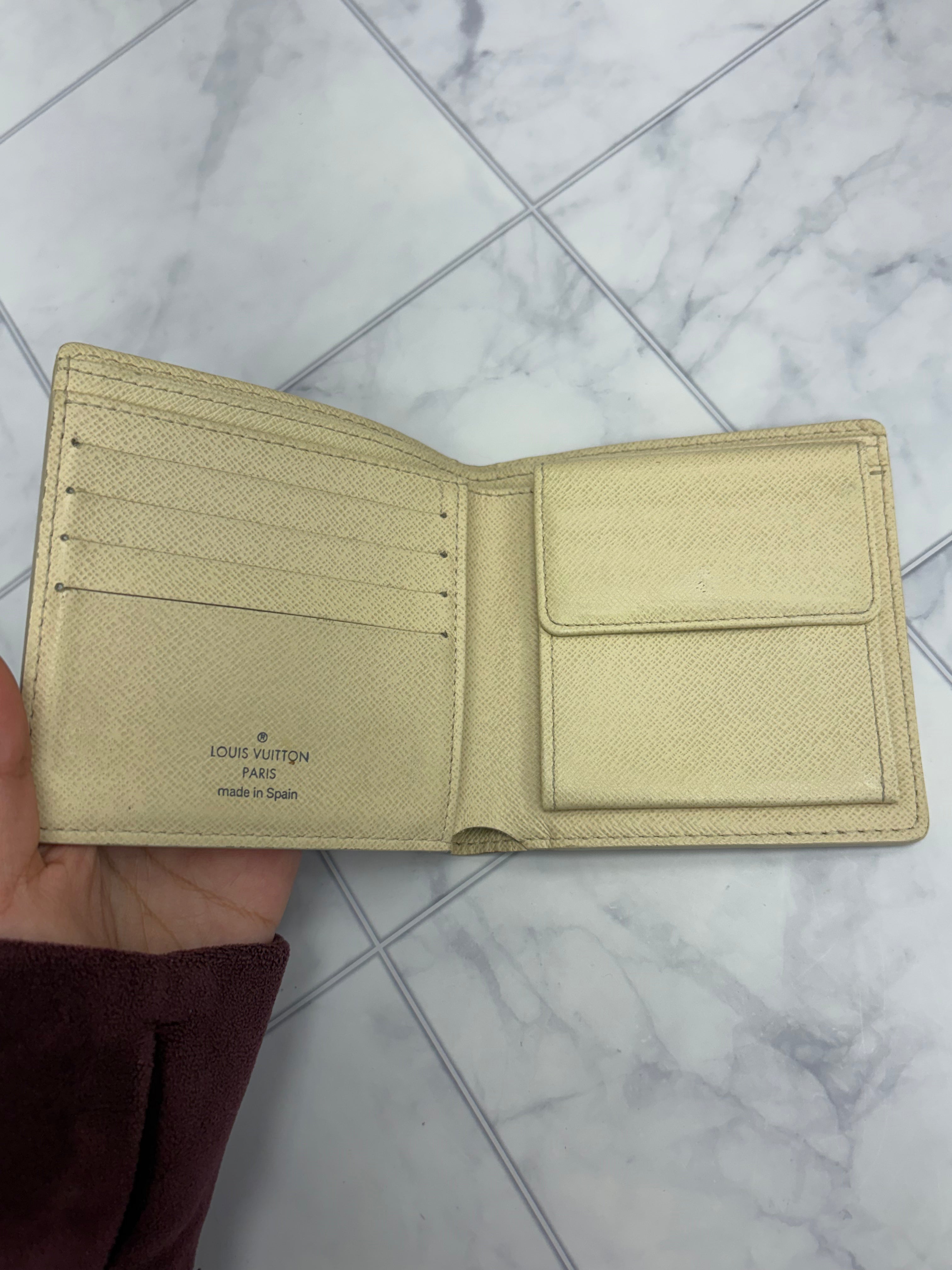 Louis Vuitton Damier Azur Bifold Compact Wallet