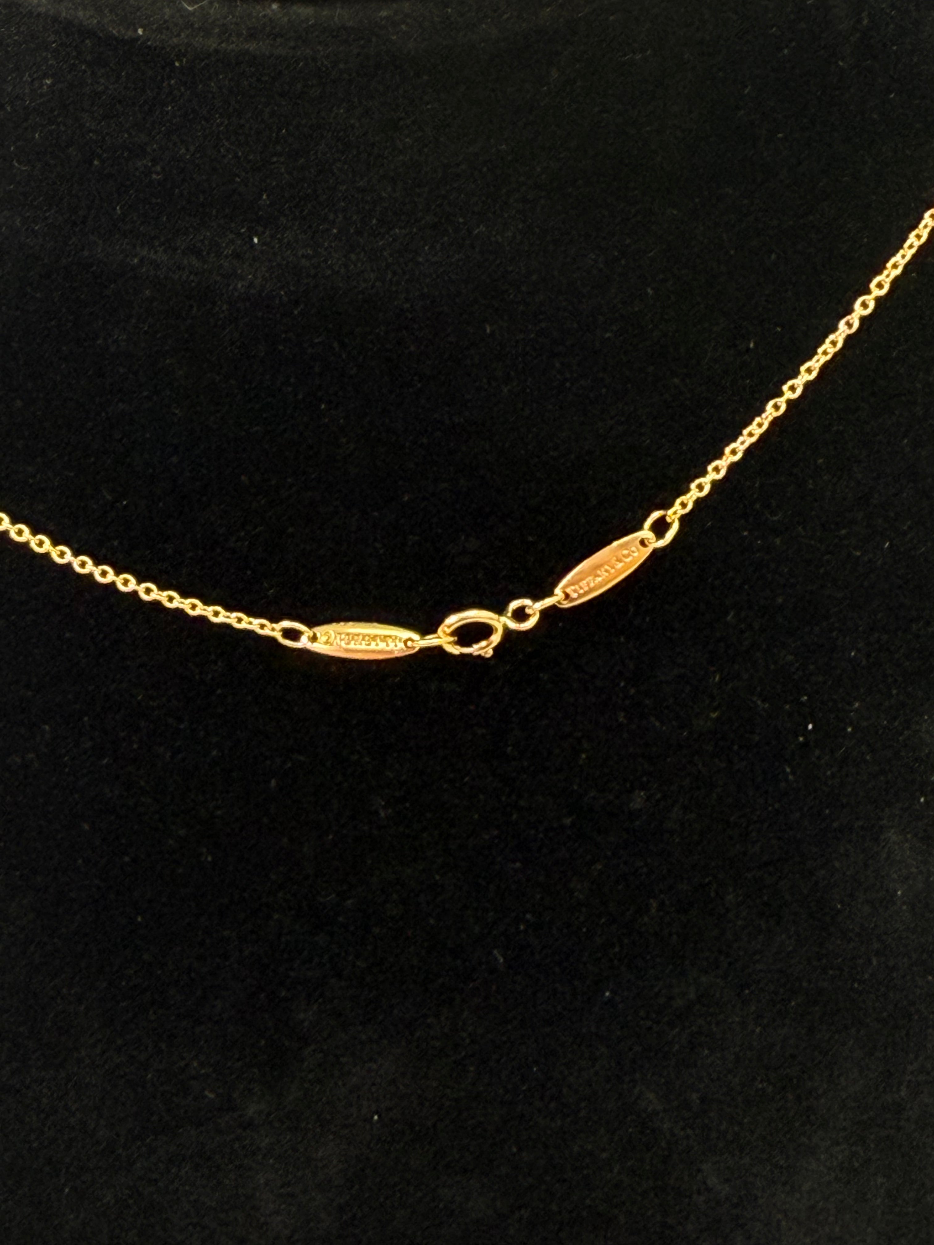 Tiffany & Co. x Elsa Peretti 18K Rose Gold Diamonds by the Yard Necklace