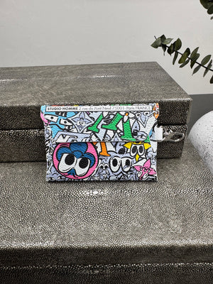LIKE NEW - Louis Vuitton Multicolor Monogram Comics Small Envelope Pouch