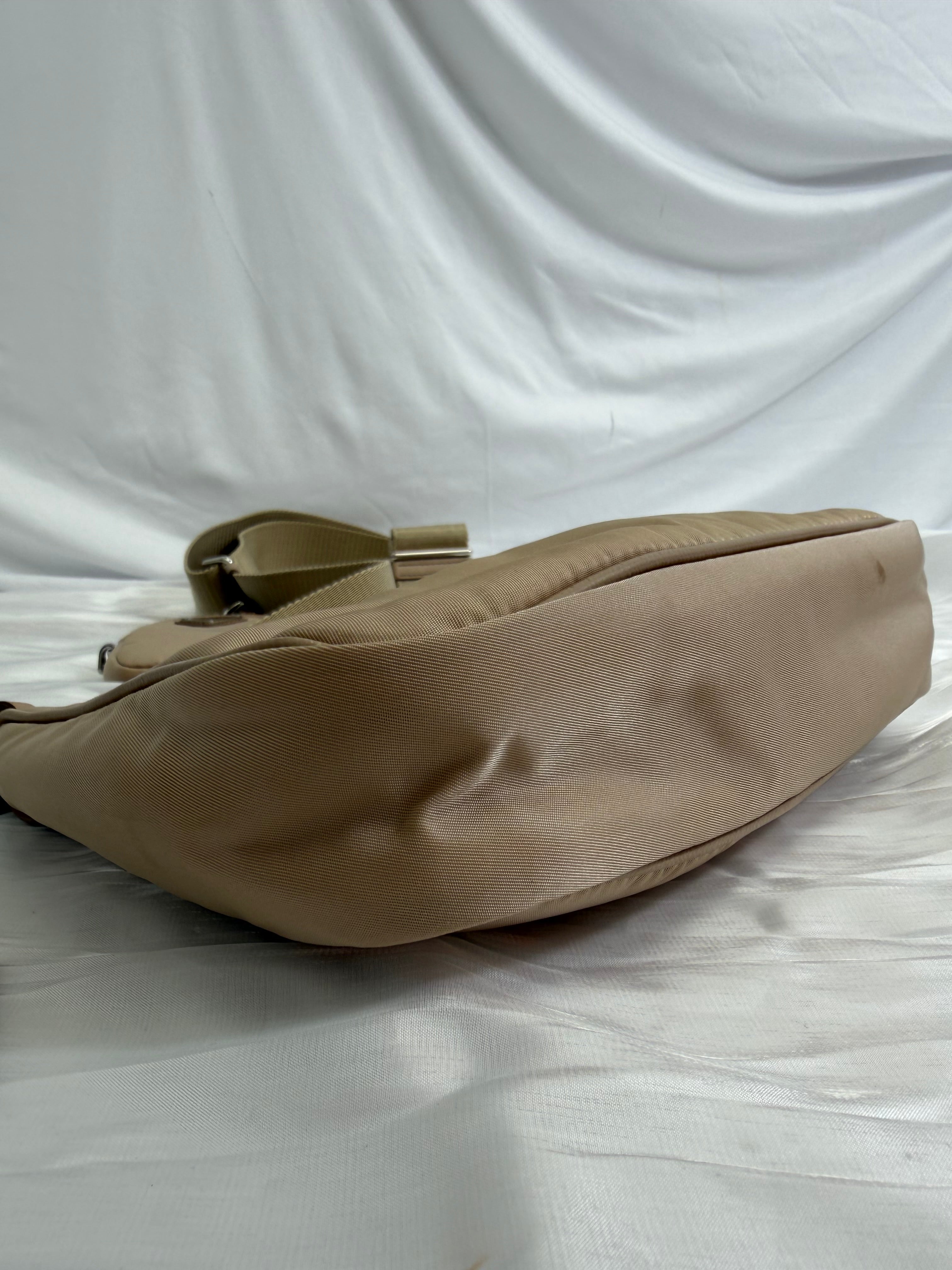 Prada Beige Nylon Re Edition 2005 Crossbody