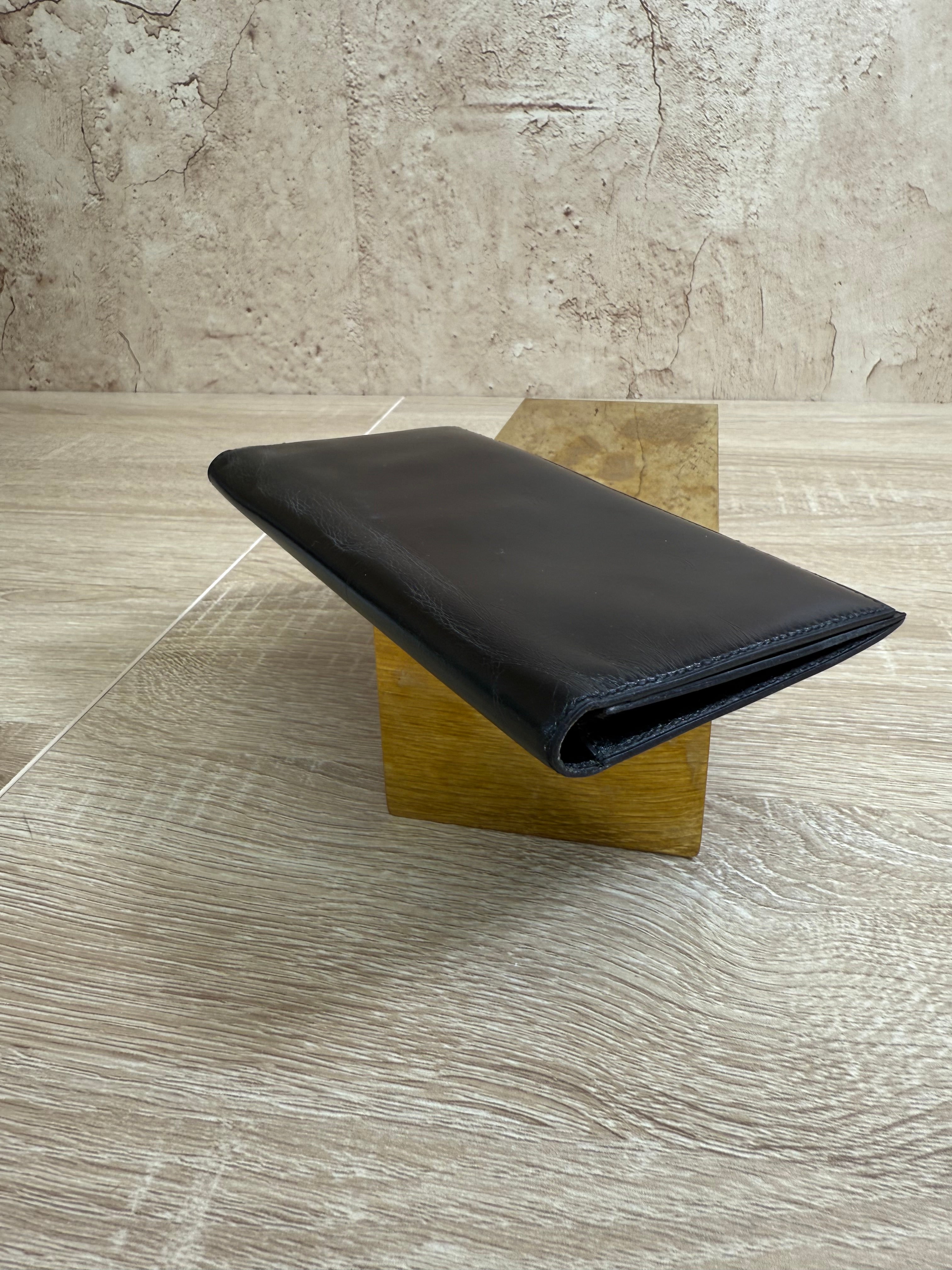 Hermes Black Leather Wallet