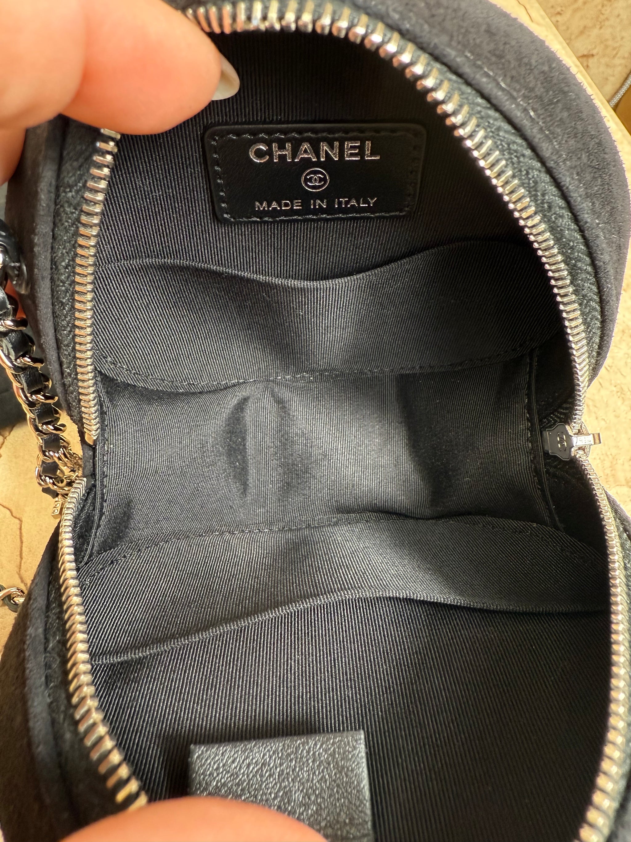 Chanel Black Cocostellar Round Crossbody Bag