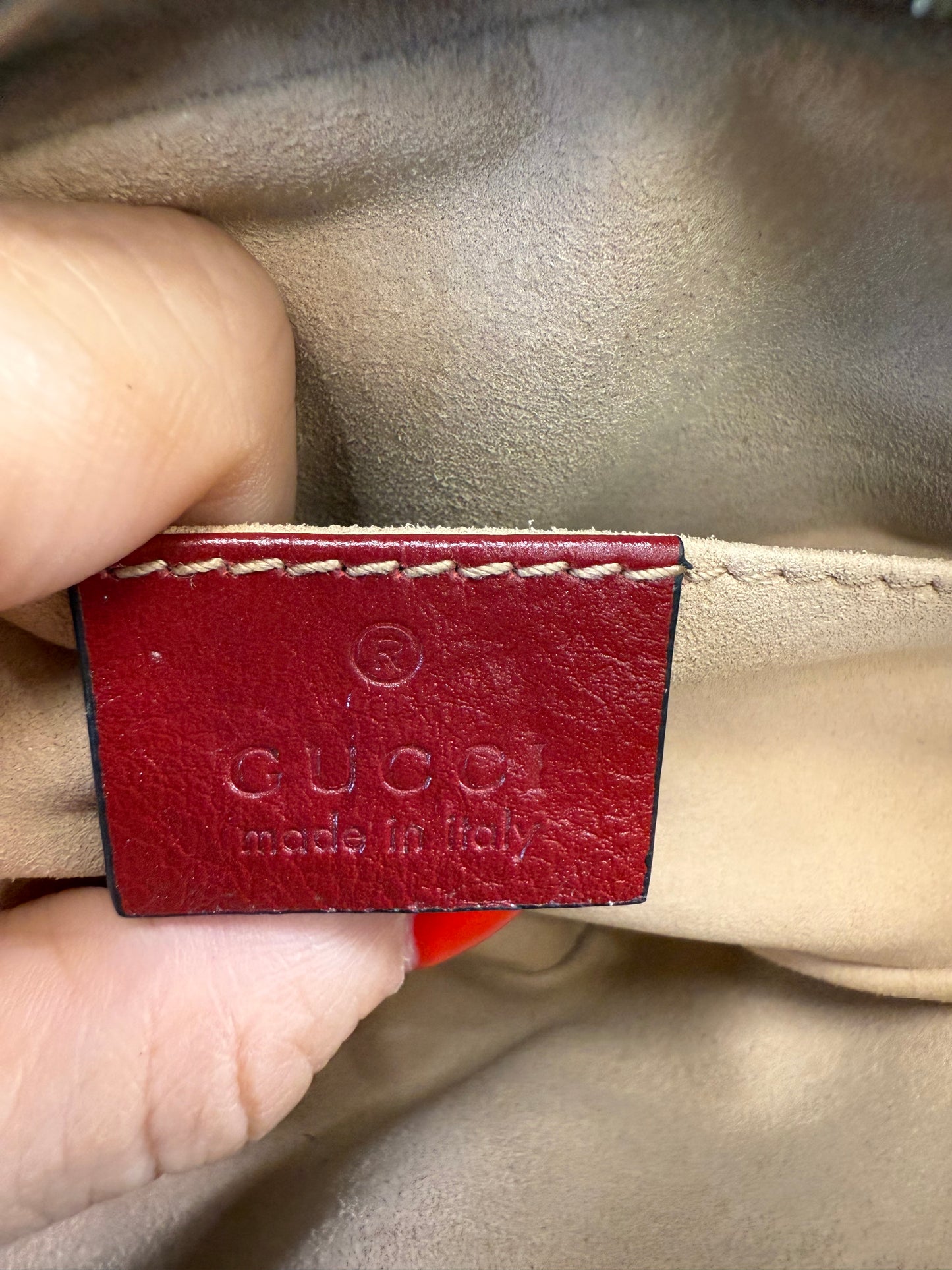 Gucci GG Marmont Black Quilted Leather  Waist Bag